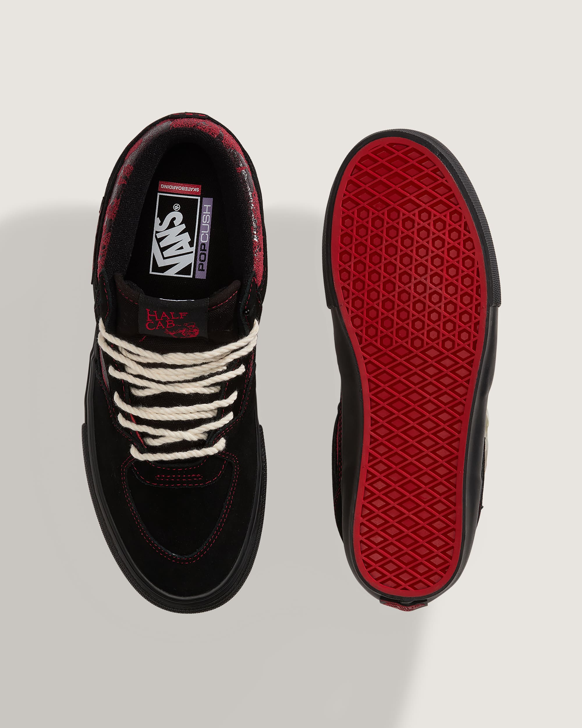 Skate Half Cab Shoes VANS Red ALT2