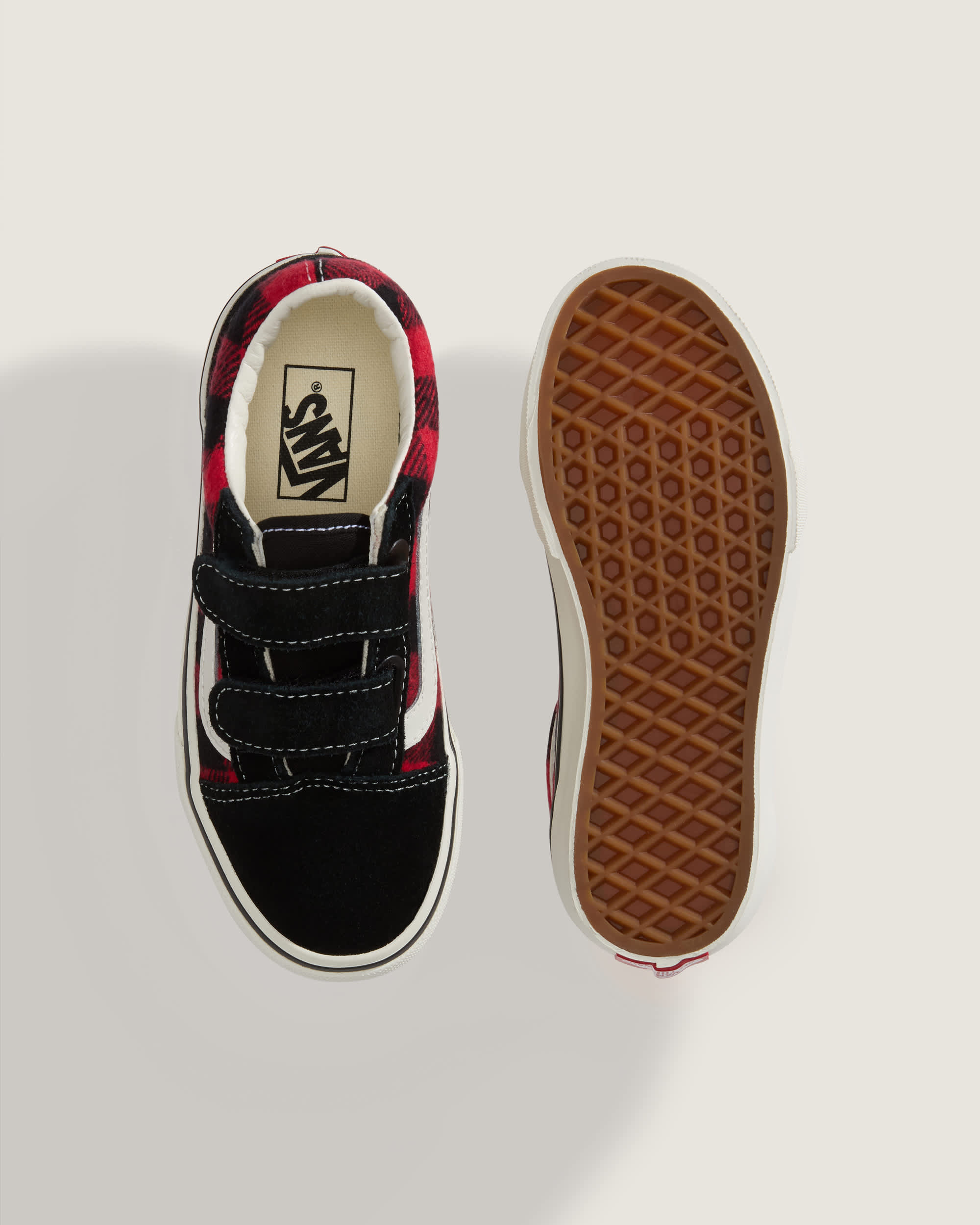 Scarpe Bambinoa Old Skool V 48 anni VANS Rosso ALT2
