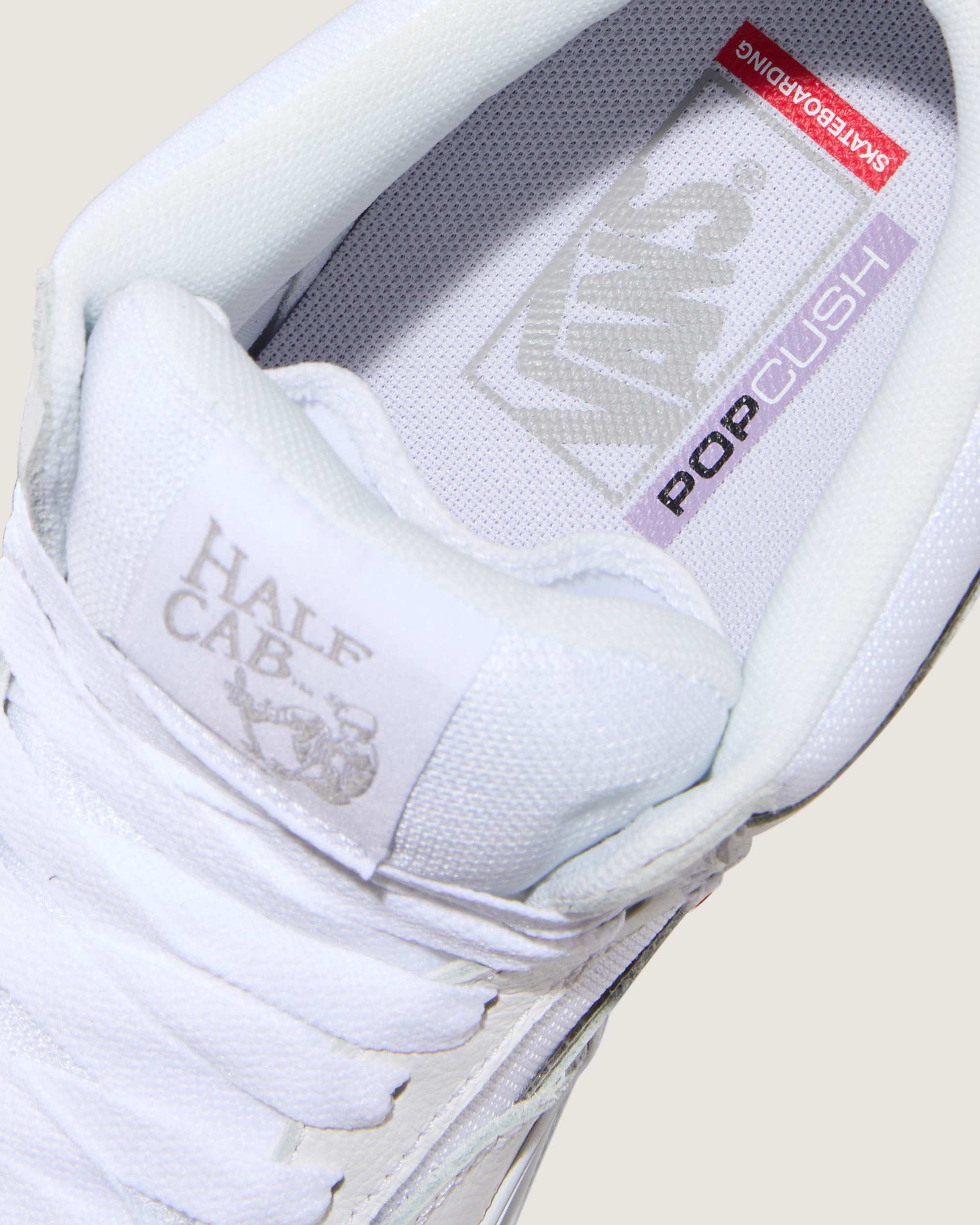 Chaussures Skate Half Cab Wafflecup VANS Blanc ALT6