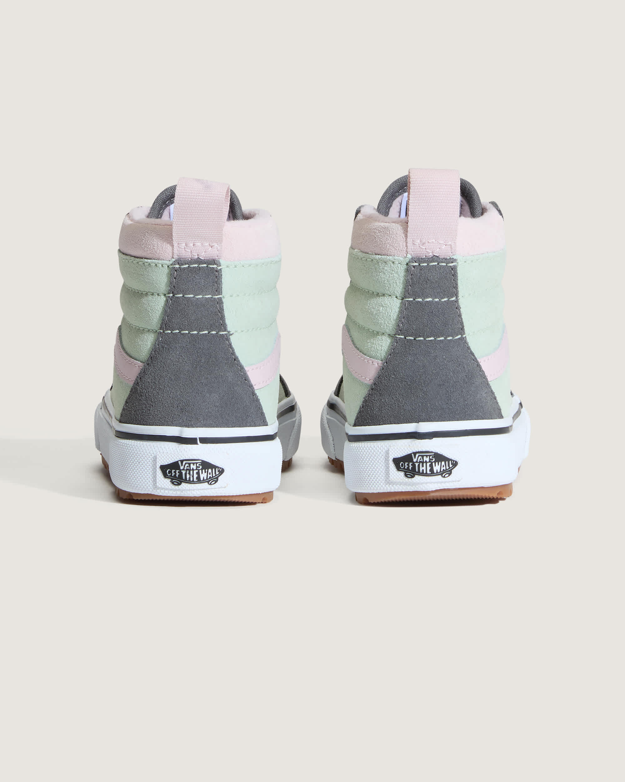 Kids Sk8Hi Insulated Shoes 48 years VANS GreenGreyPink ALT3