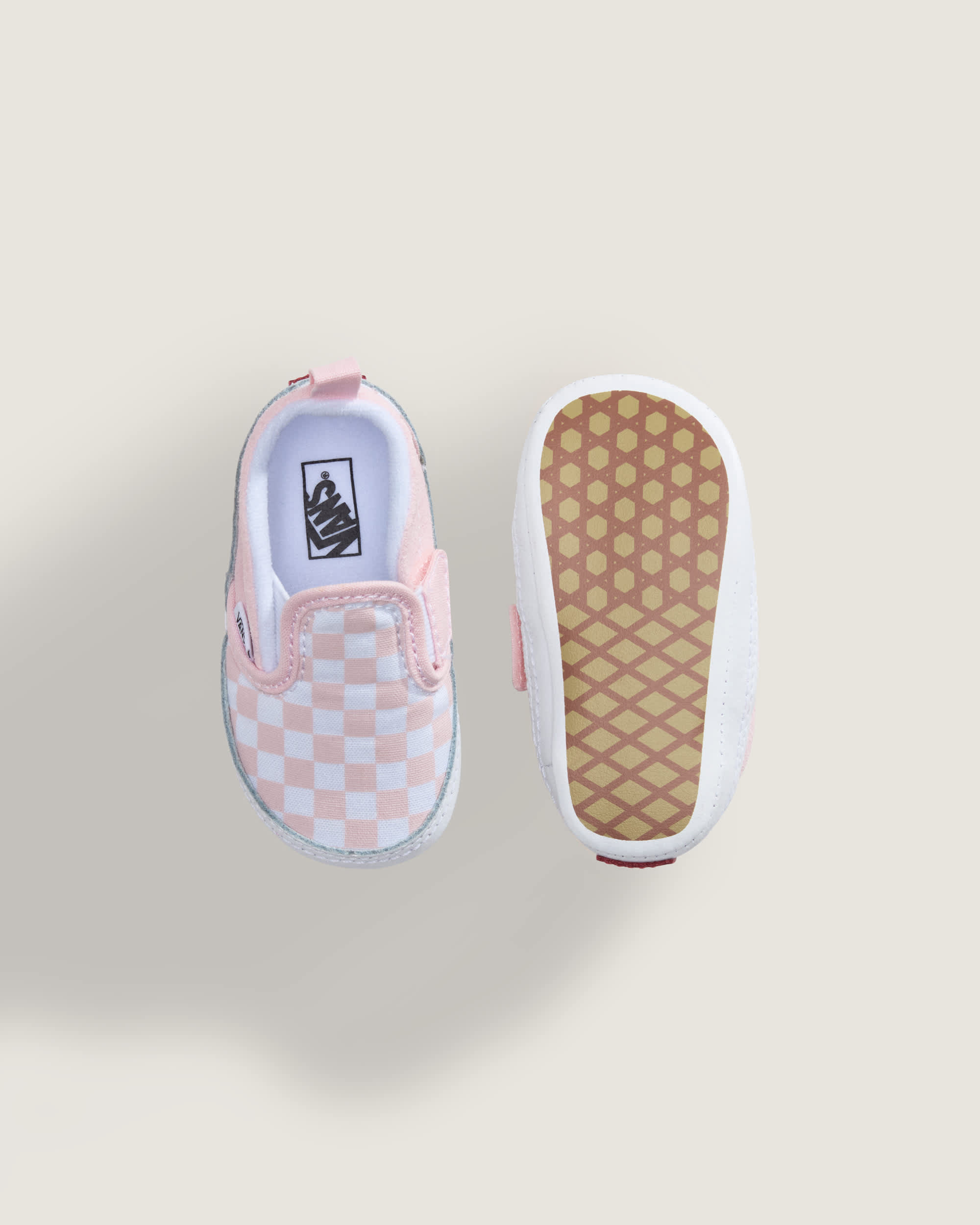 Chaussures Bb SlipOn Crib 01 an VANS Rose ALT2