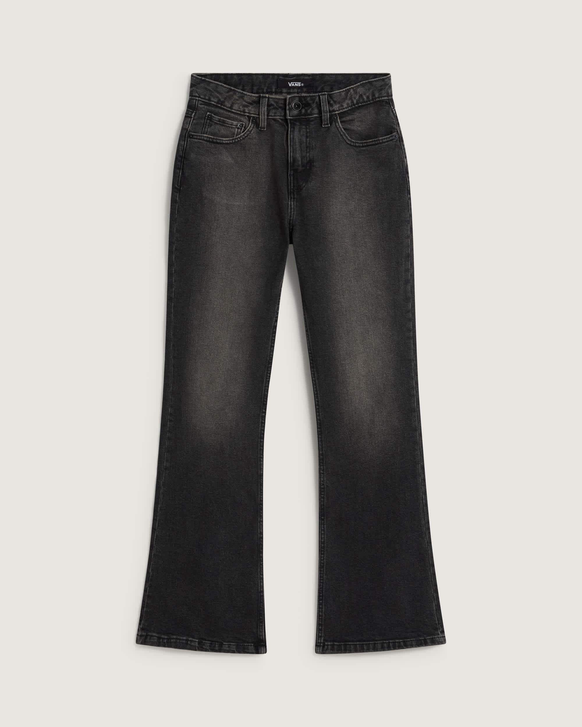 Spodnie Check5 Low Rise Boot Cut Denim VANS Czarny HERO