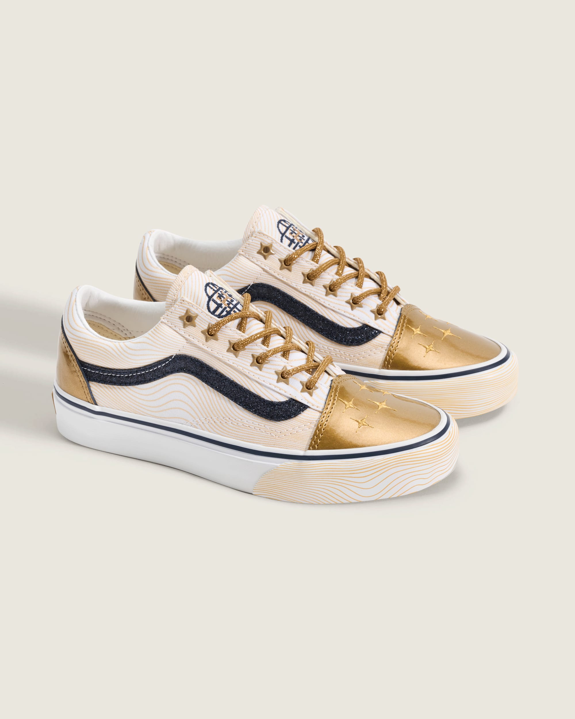 Kinder Old Skool KPop Demon Hunters Schuhe 814 Jahre VANS Gelb ALT1