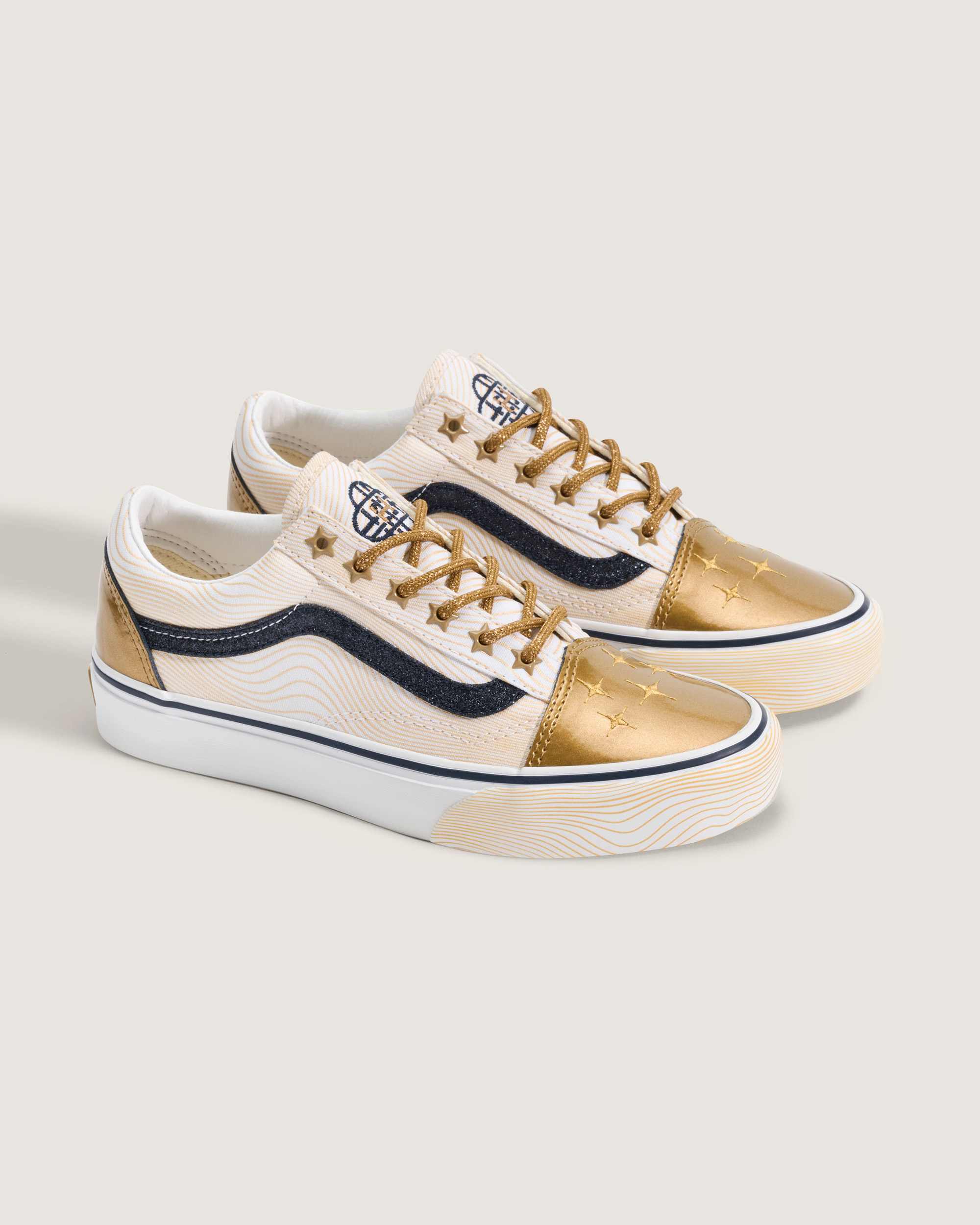 Tnis Old Skool para jovem KPop Demon Hunters 814 anos VANS AmareloDourado ALT1