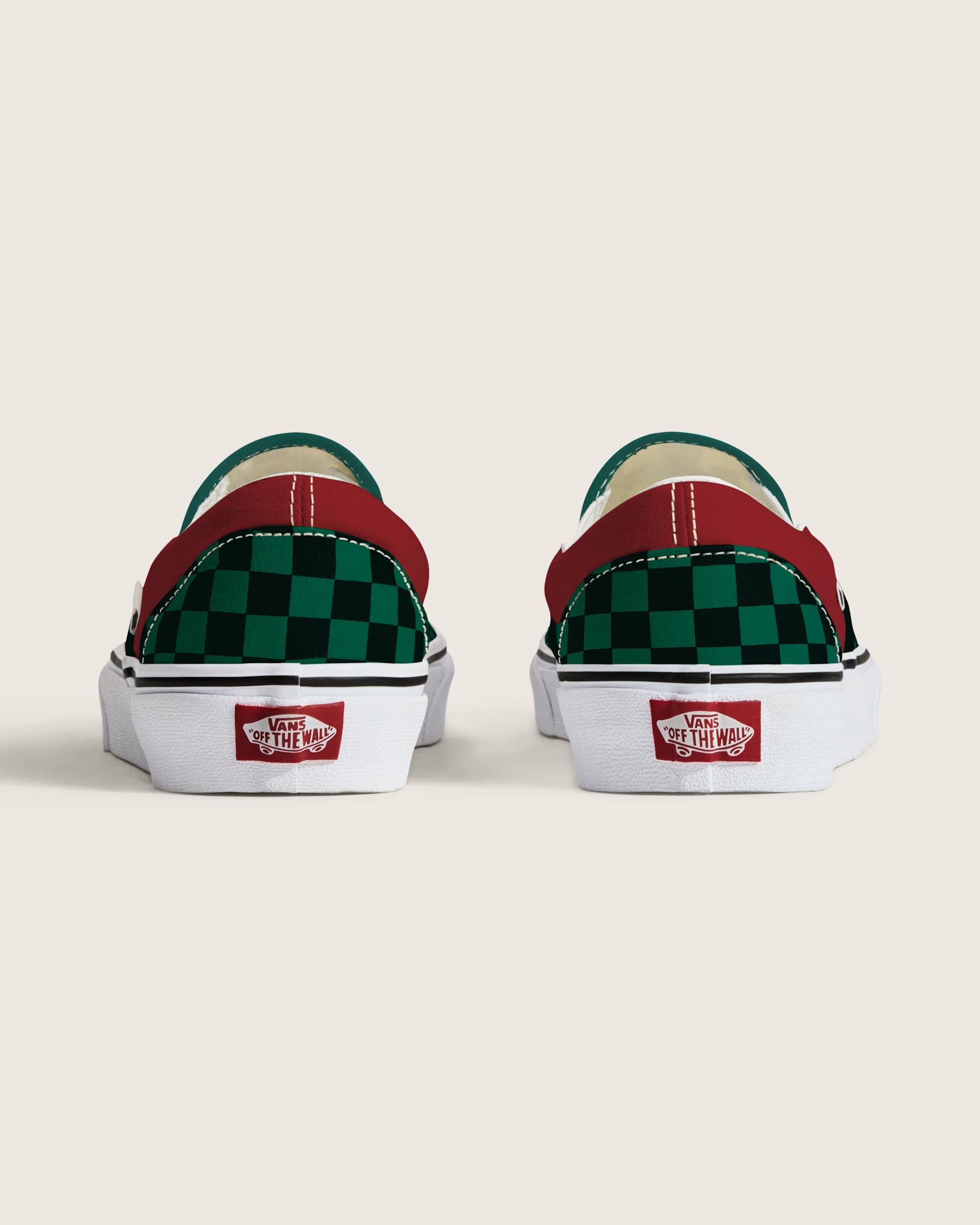 Chaussures Classic SlipOn VANS VertRouge ALT3