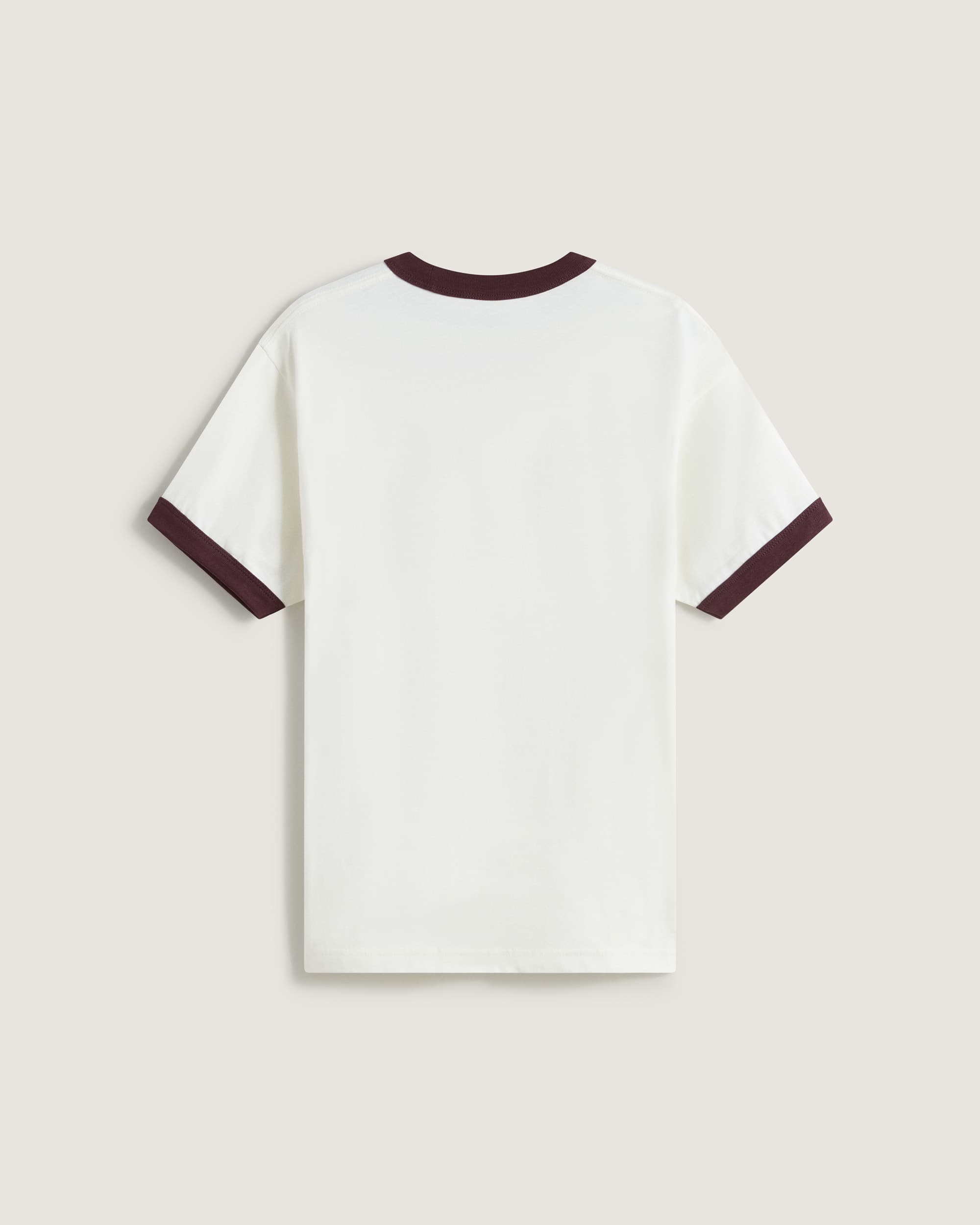 RingerTShirt mit Logo in der Brustmitte VANS Wei ALT1