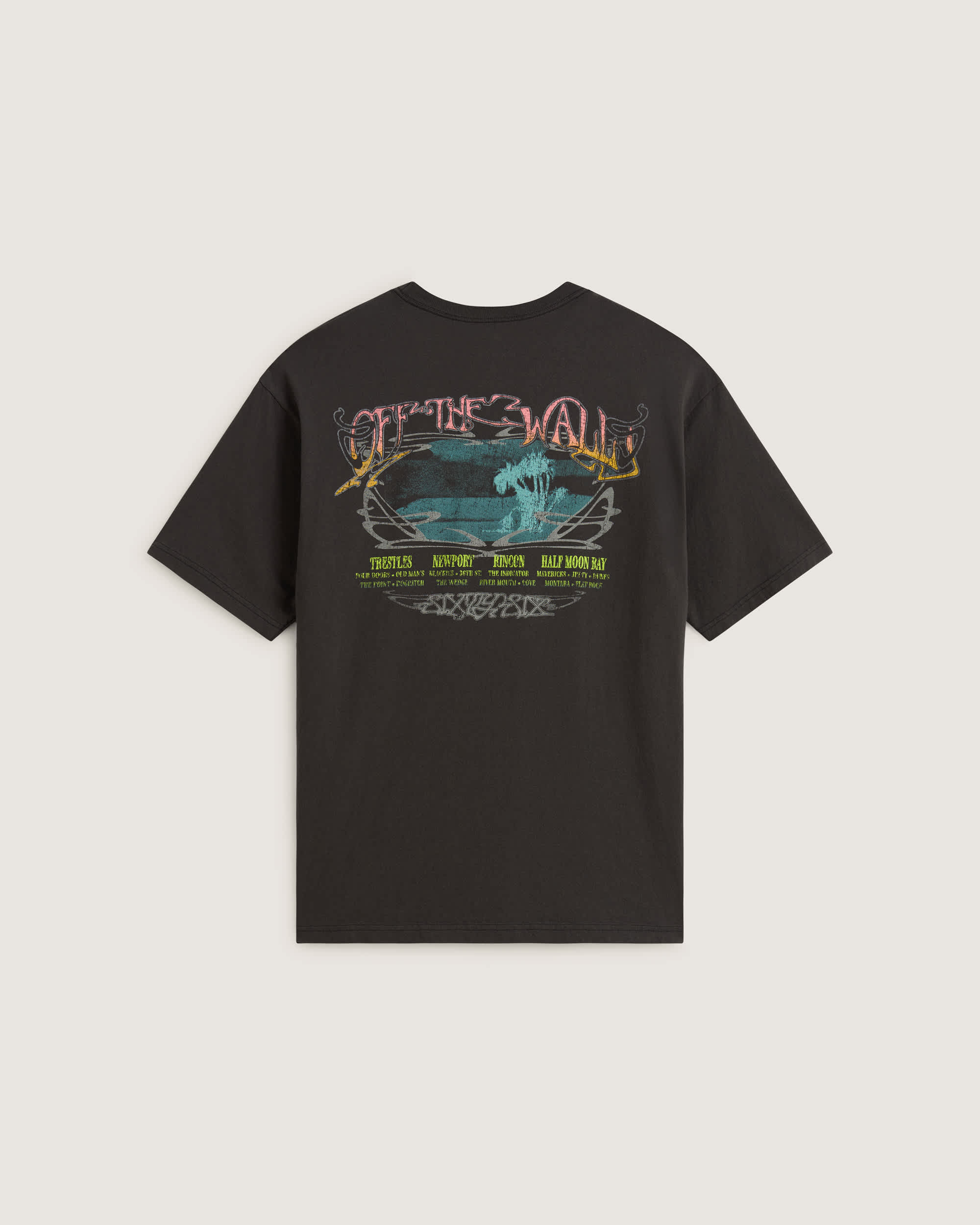 Camiseta de manga corta Jetty Sets VANS Negro ALT1