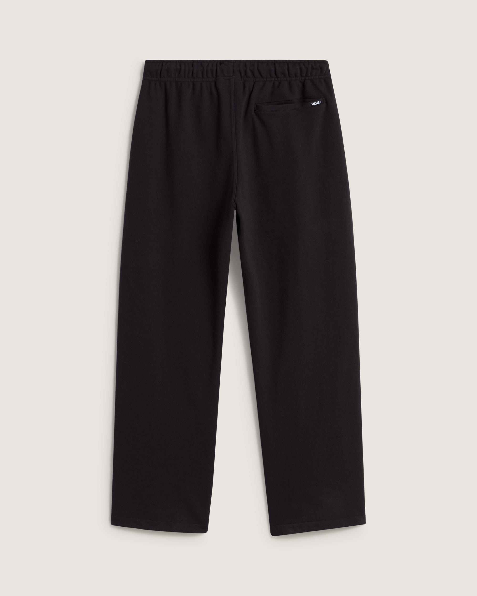 Pantaloni in pile elasticizzati a gamba dritta con logo VANS Nero ALT1