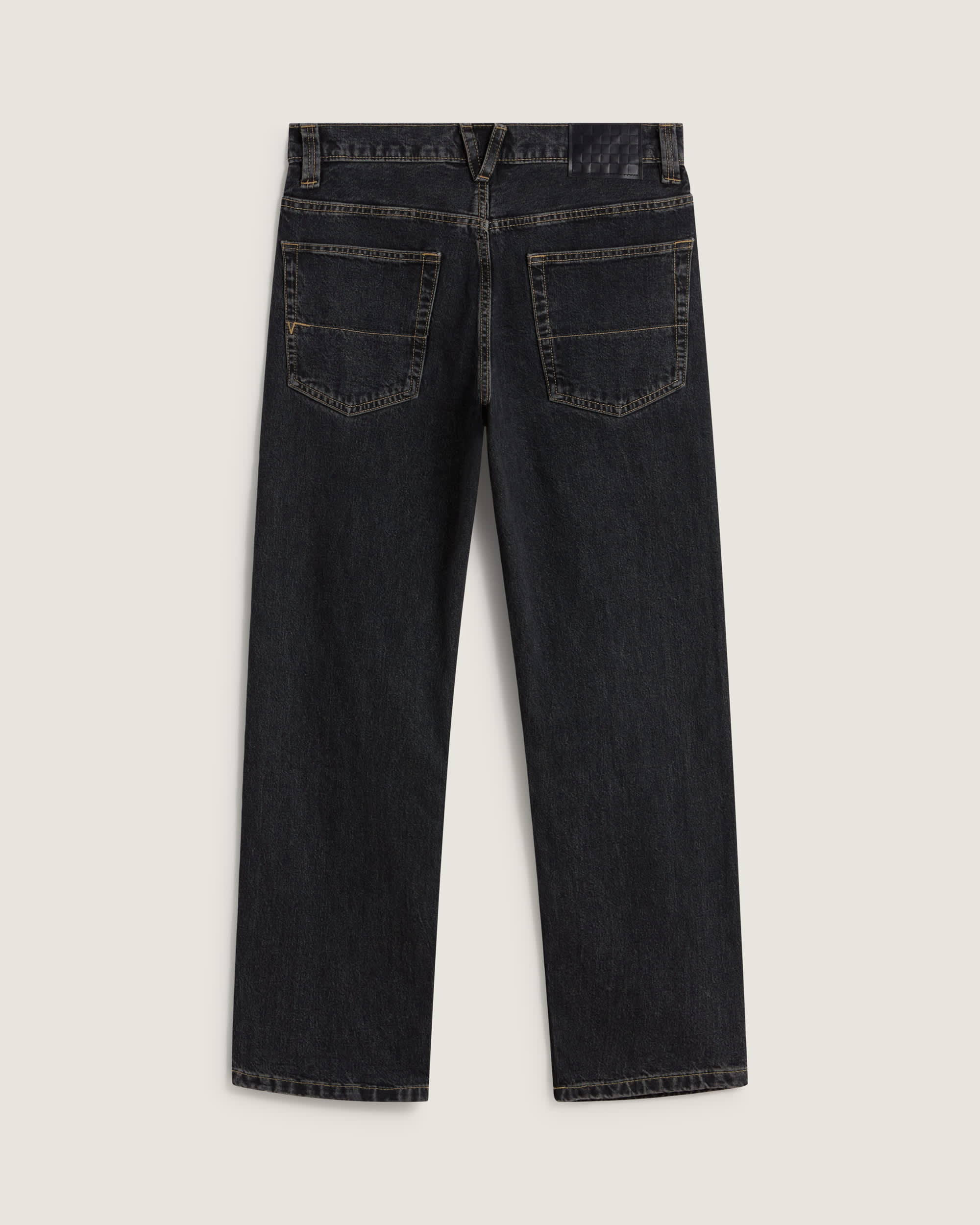 Check5 Straight Denim Pant Washed Black VANS Noir ALT1