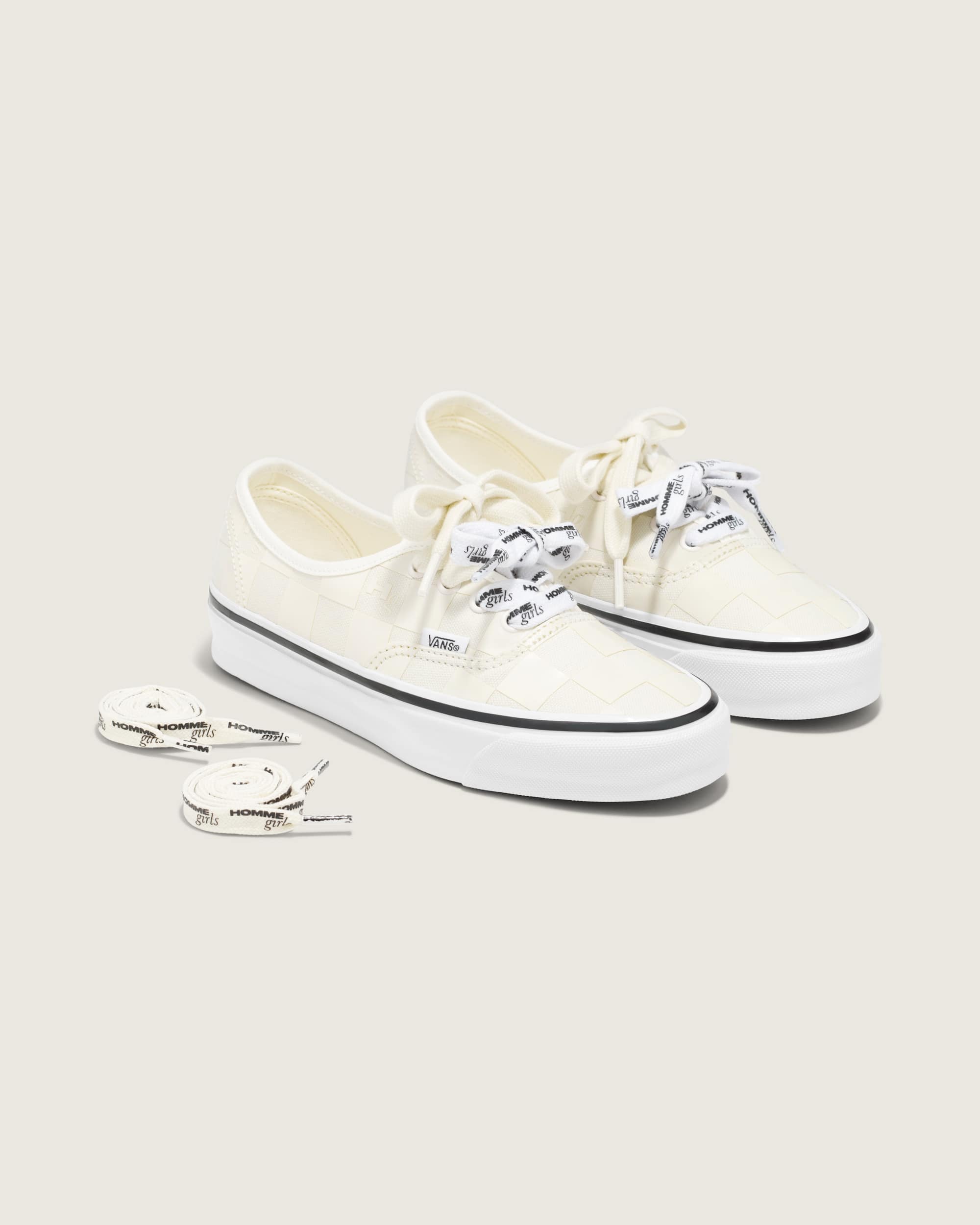 OTW Authentic 44 Homme Girls MARSHMALLOW VANS White ALT8