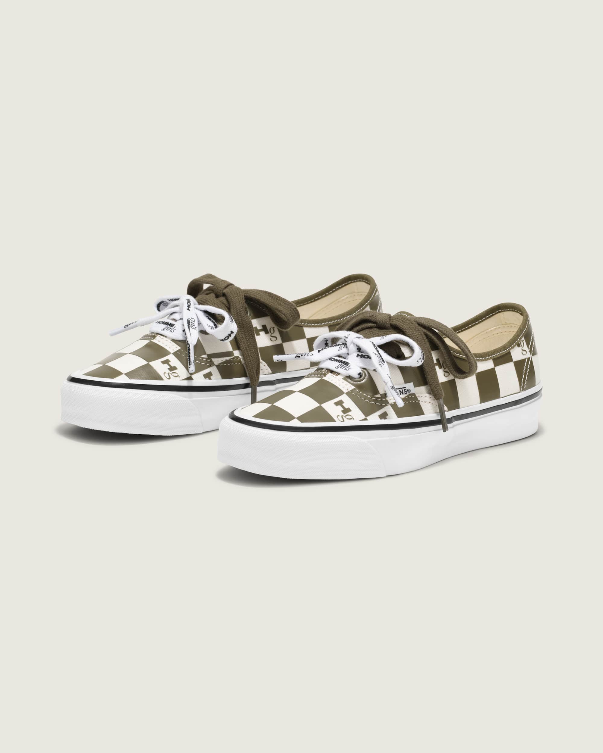 OTW Authentic 44 Homme Girls DARK OLIVE VANS Green ALT1