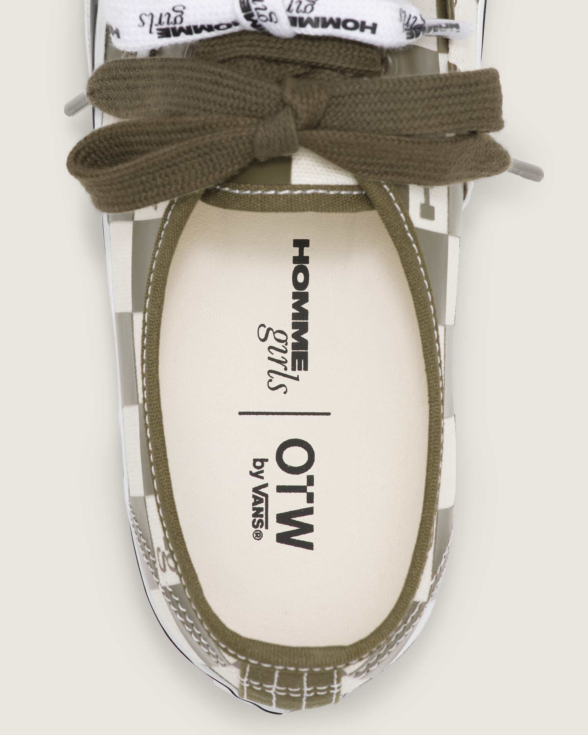 OTW Authentic 44 Homme Girls DARK OLIVE VANS Green ALT4