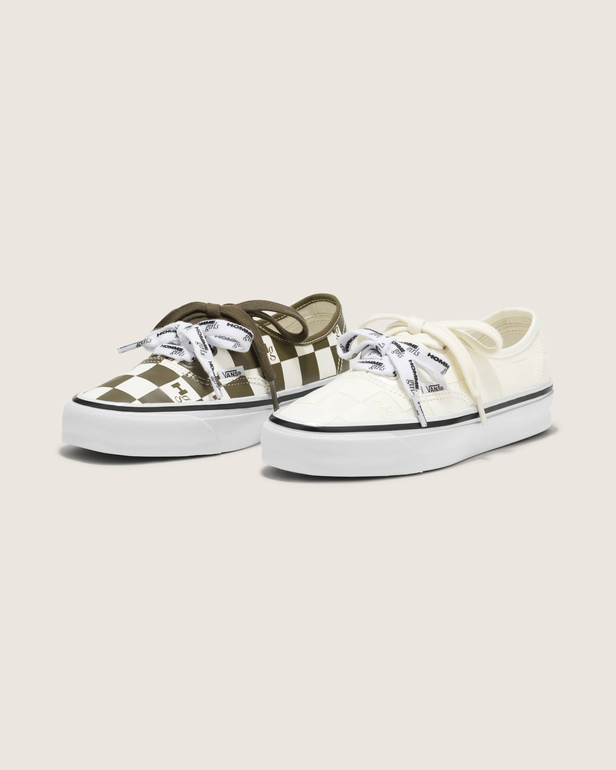 OTW Authentic 44 Homme Girls DARK OLIVE VANS Green ALT6