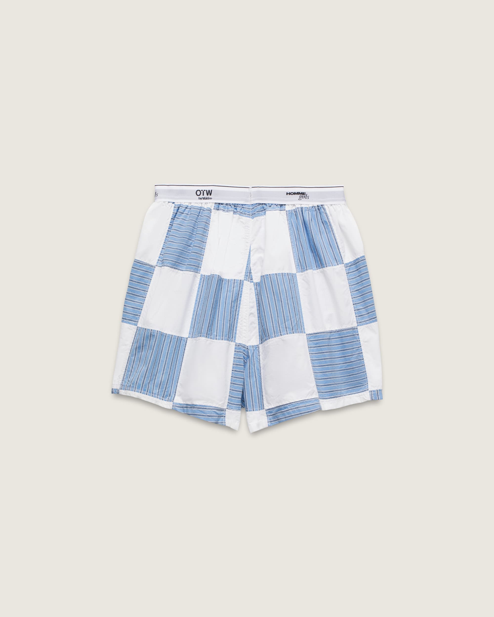 OTW Homme Girls Patchwork Boxer Short Azurine VANS Blue ALT1