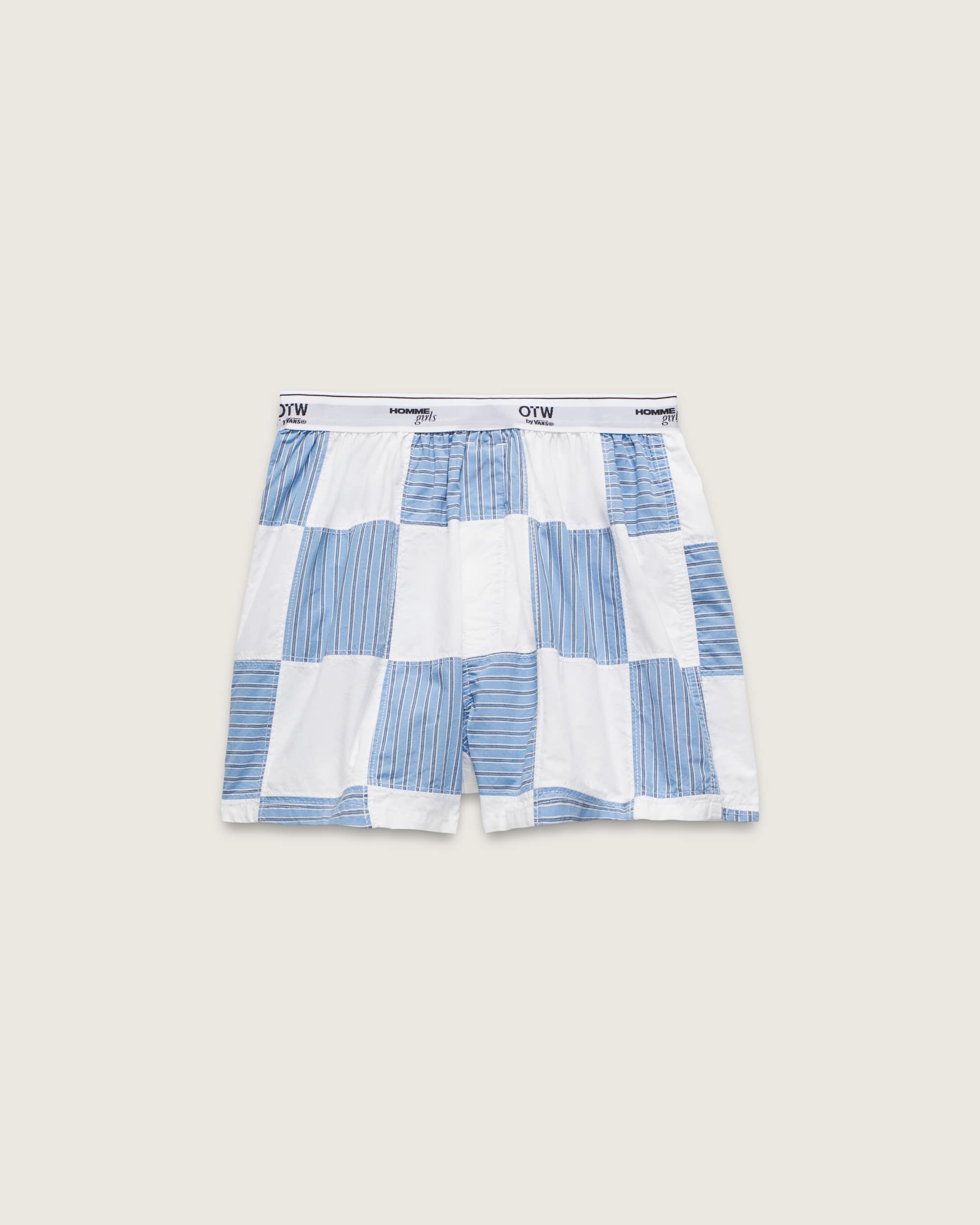 OTW Homme Girls Patchwork Boxer Short Azurine VANS Blue HERO