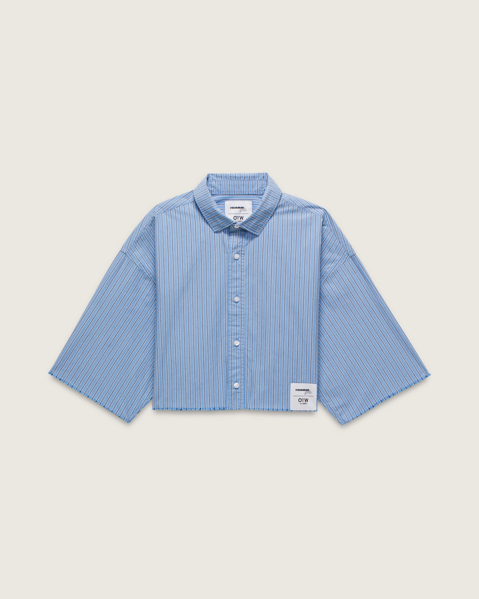 OTW Homme Girls Crop Shirt Azurine VANS Blue HERO