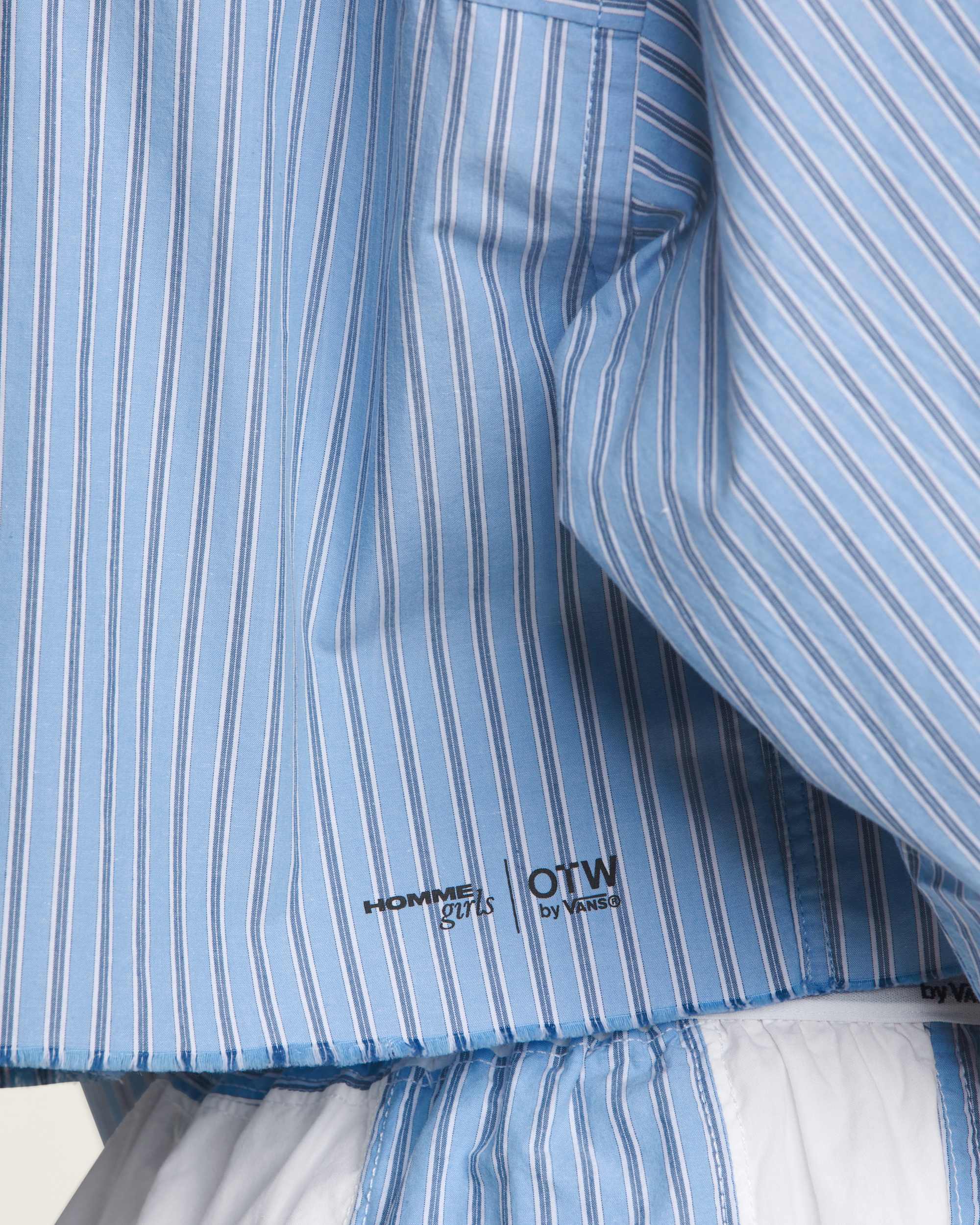 OTW Homme Girls Crop Shirt Azurine VANS Blue ALT5