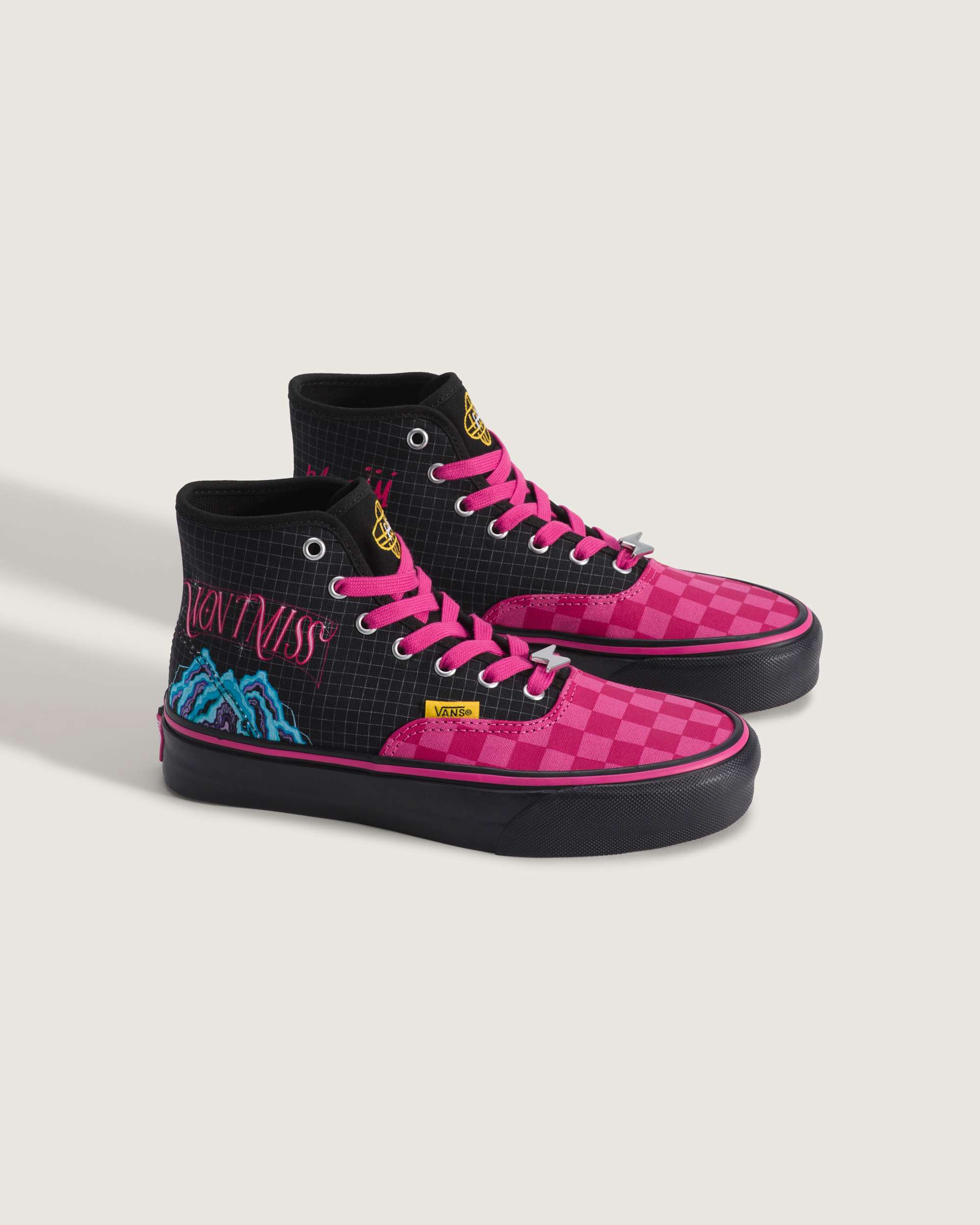 Scarpe Bambinoa KPop Demon Hunters x Vans Authentic Hi 20 814 anni VANS Nero ALT1