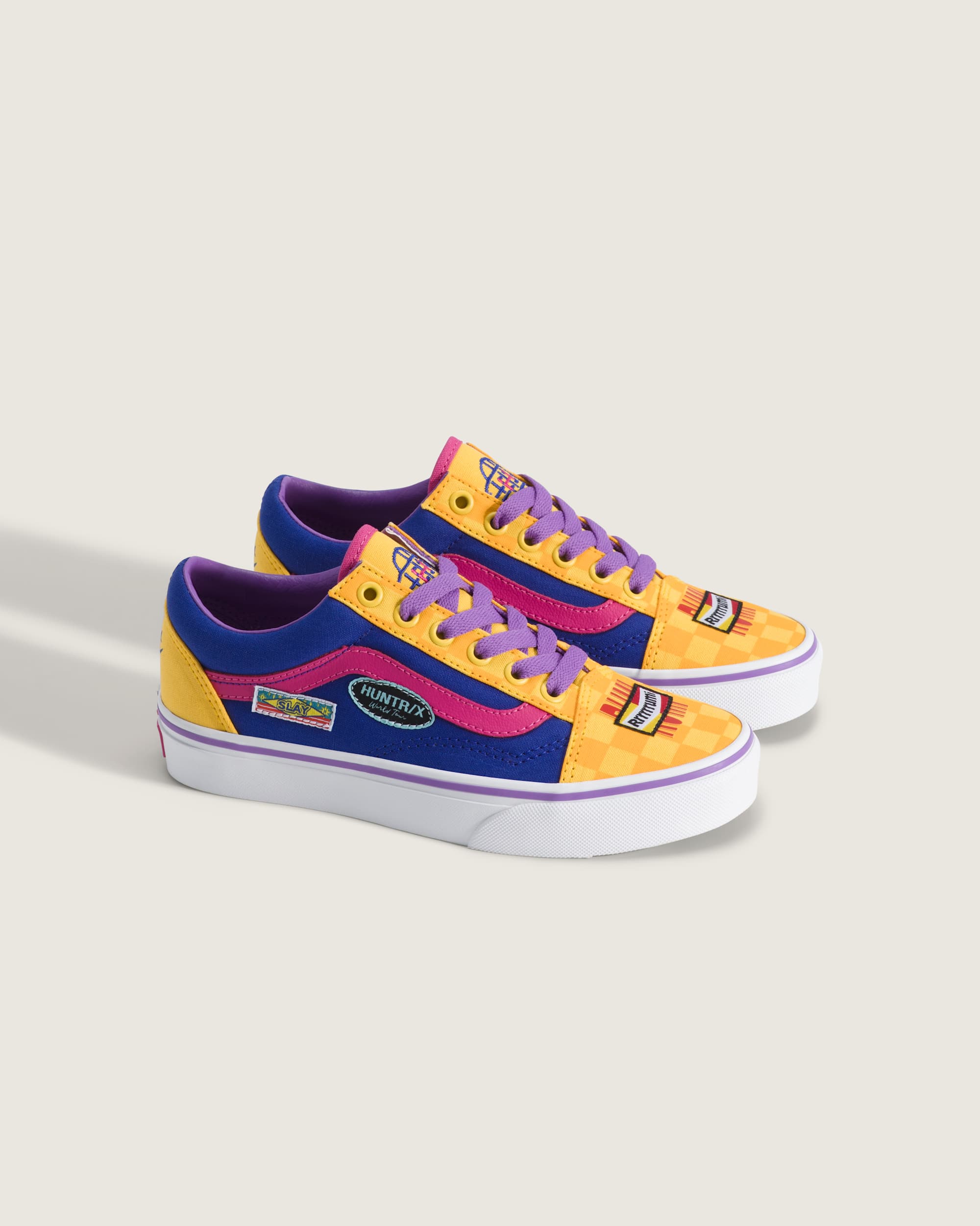 Scarpe Bambinoa KPop Demon Hunters x Vans Old Skool 814 anni VANS Giallo ALT1