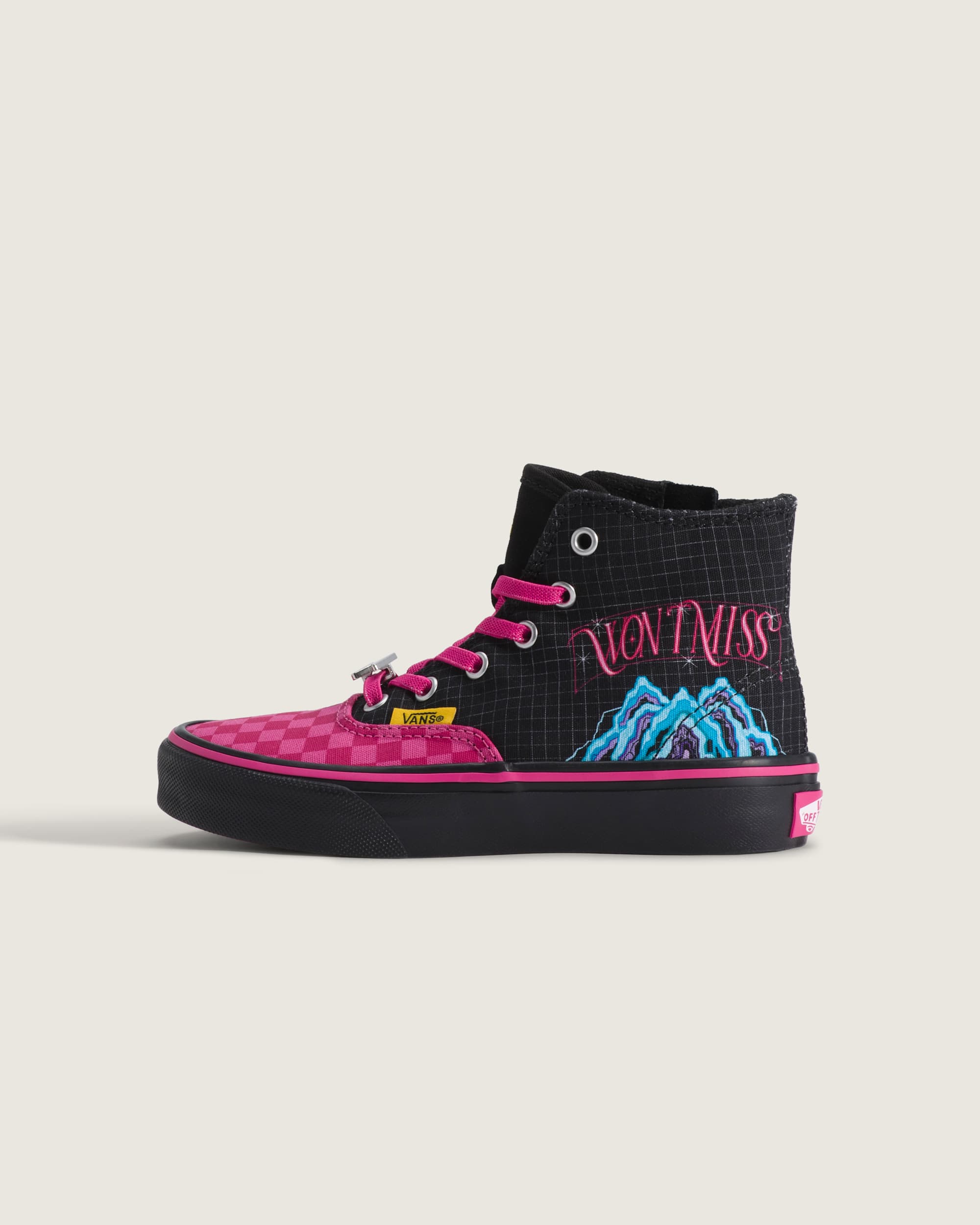 Scarpe Bambinoa KPop Demon Hunters x Vans Authentic Hi 20 con zip 48 anni VANS Nero HERO