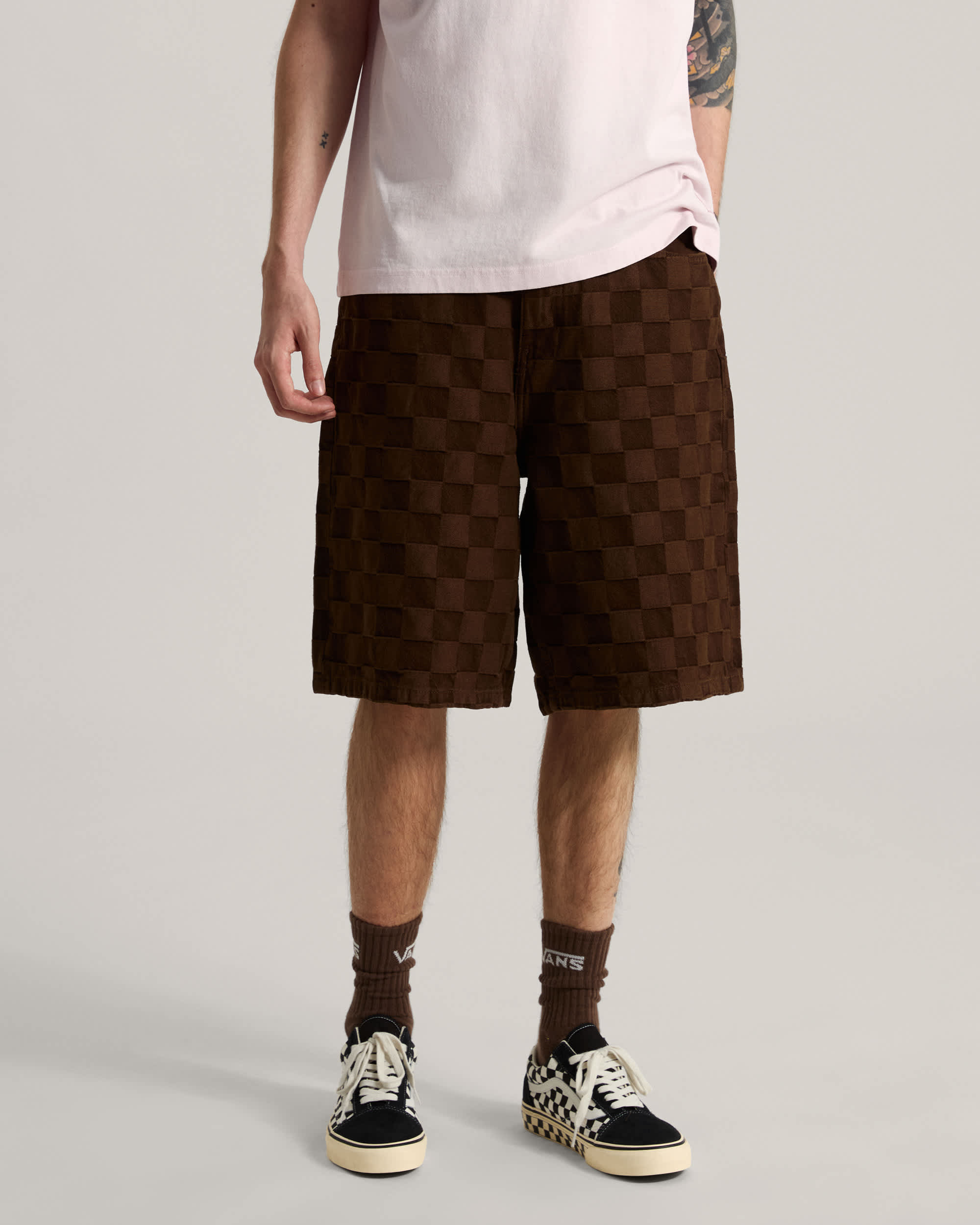 Pantaloni baggy in denim Check5 VANS Marrone ALT2