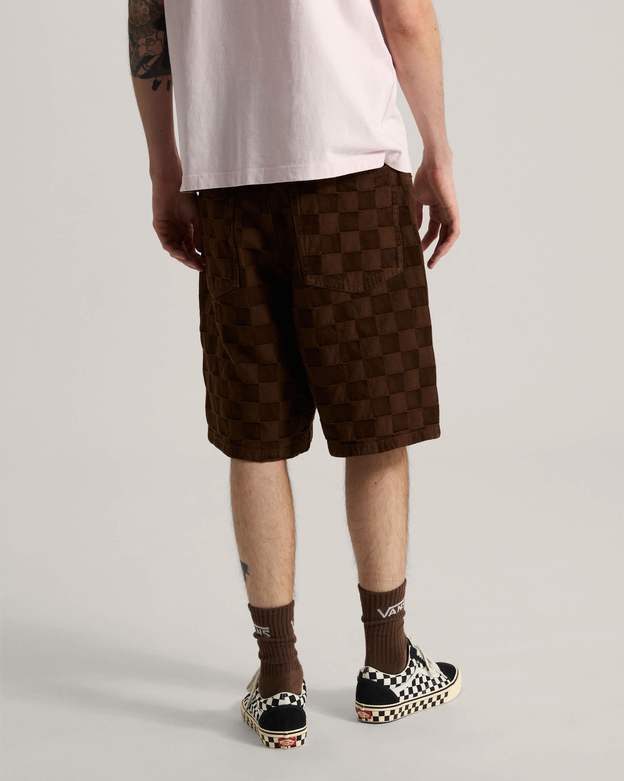 Pantaloni baggy in denim Check5 VANS Marrone ALT3