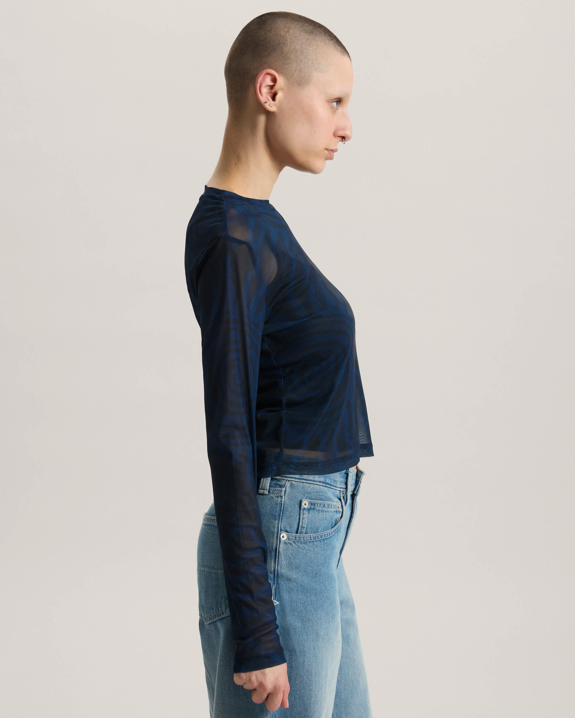 Haut en maille  manches longues Ludlow VANS Bleu ALT4