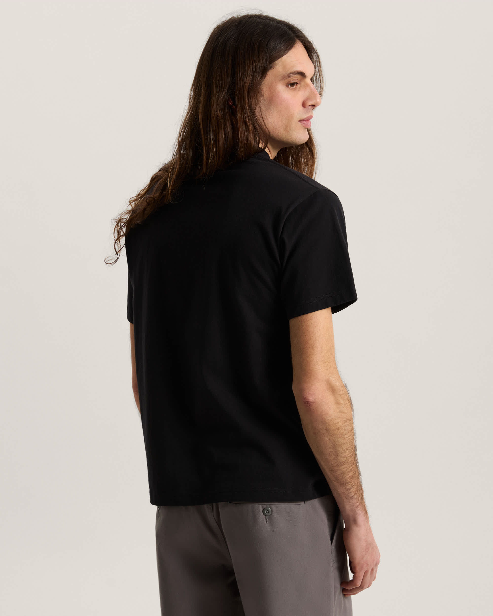 Tshirt Stretch Logo VANS Czarny ALT3