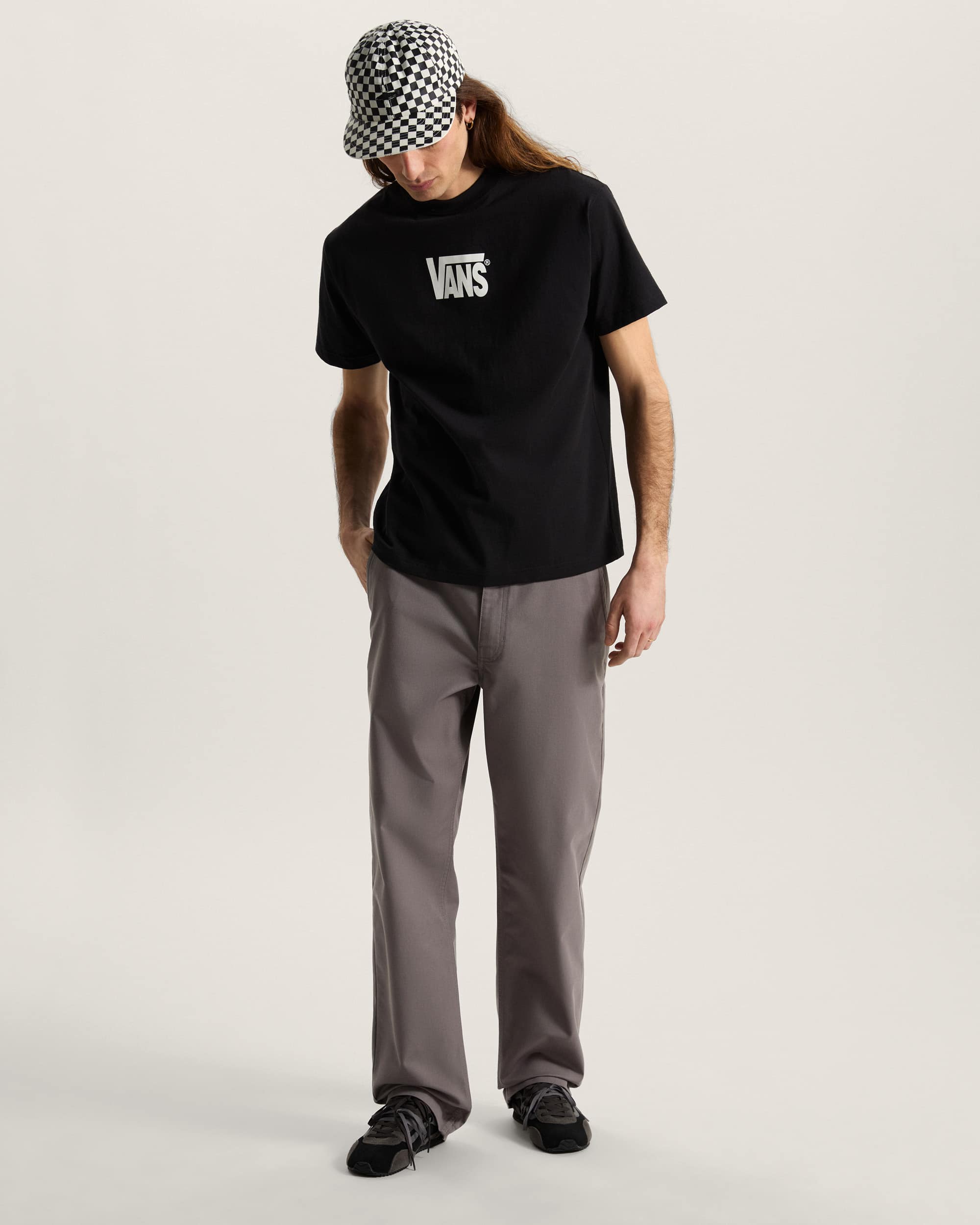 Tshirt Stretch Logo VANS Czarny ALT4