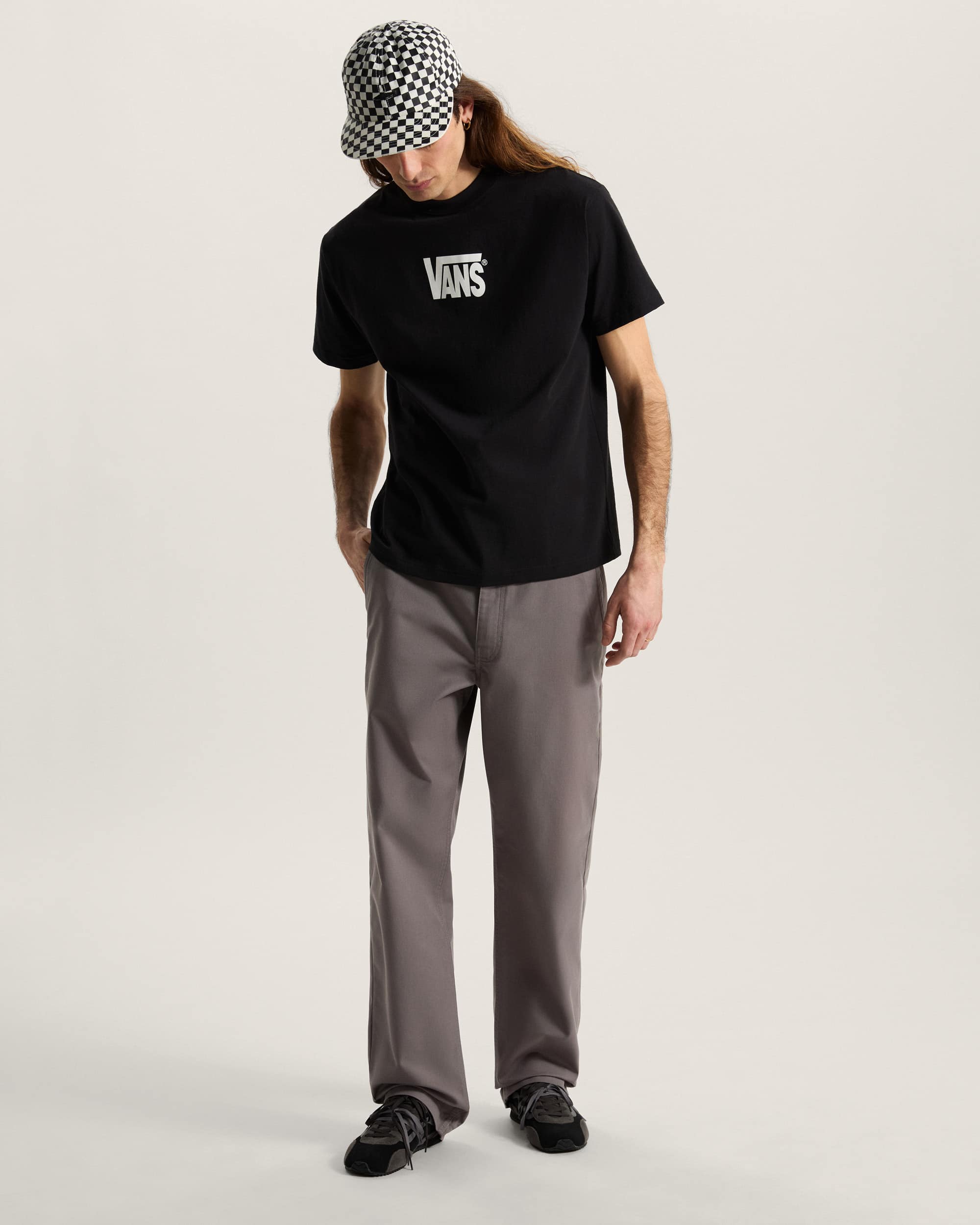 Spodnie Authentic Chino Straight VANS Szary ALT5