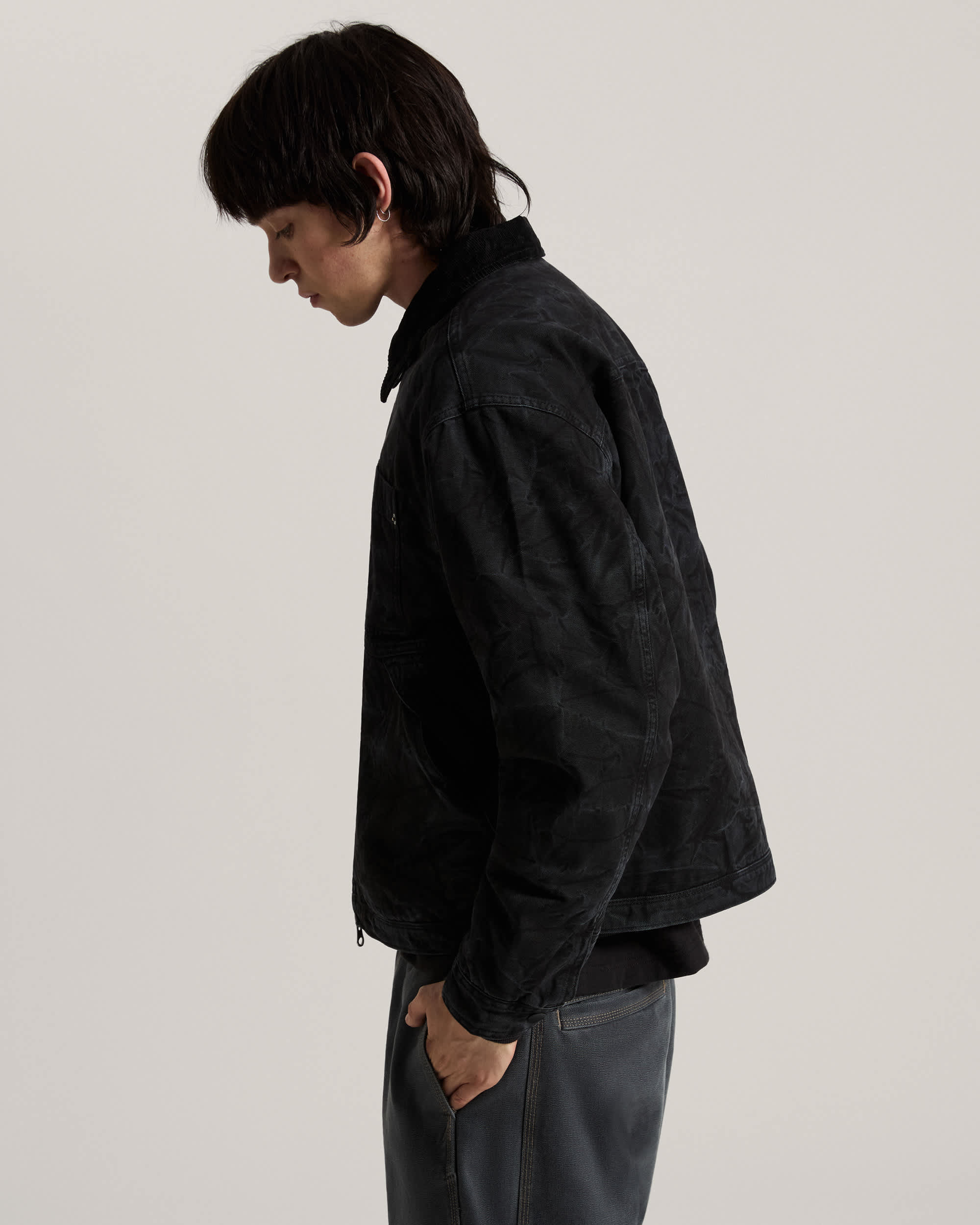 Nico Chore Canvas Jacket Black VANS Black ALT4