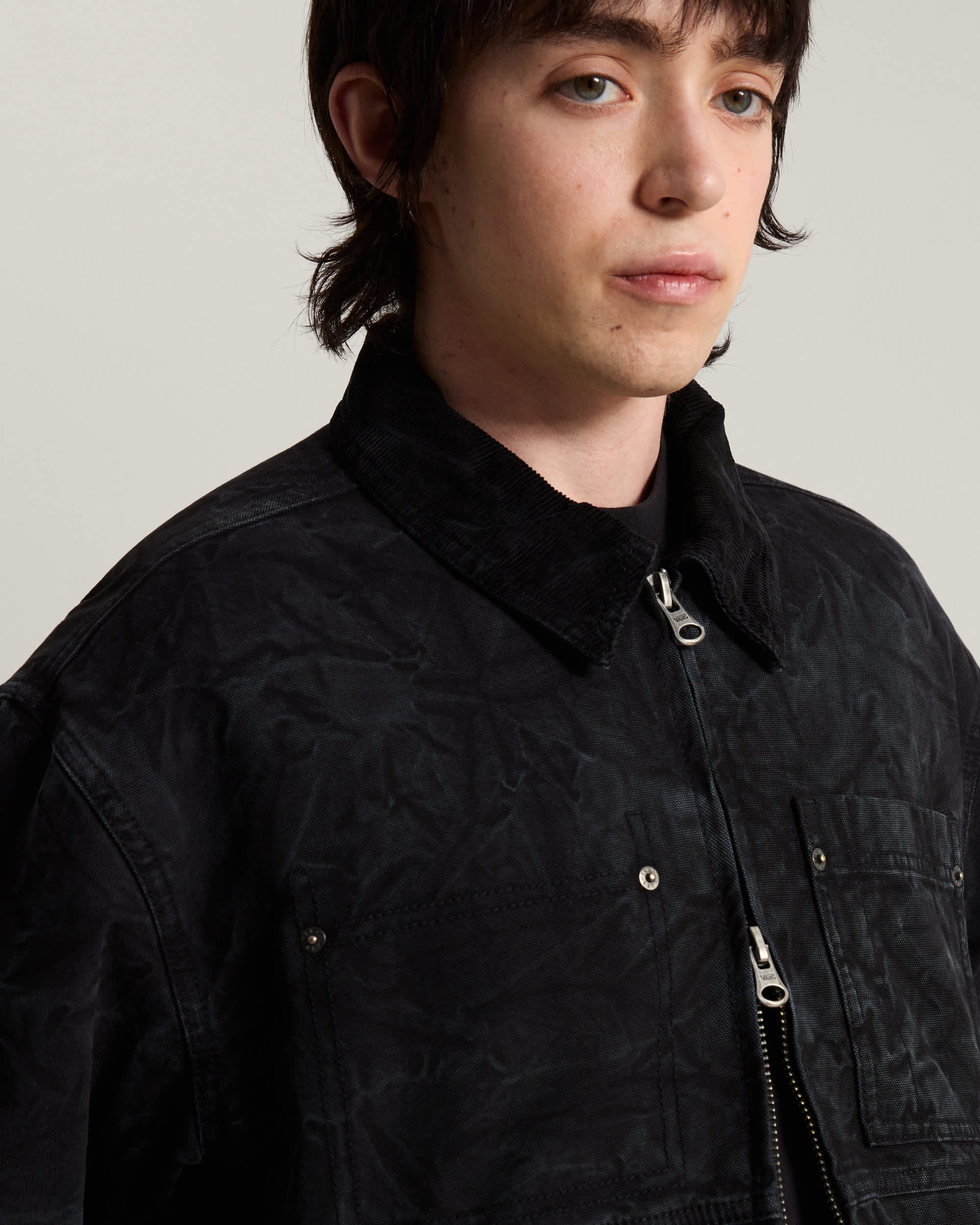 Nico Chore Canvas Jacket Black VANS Black ALT7