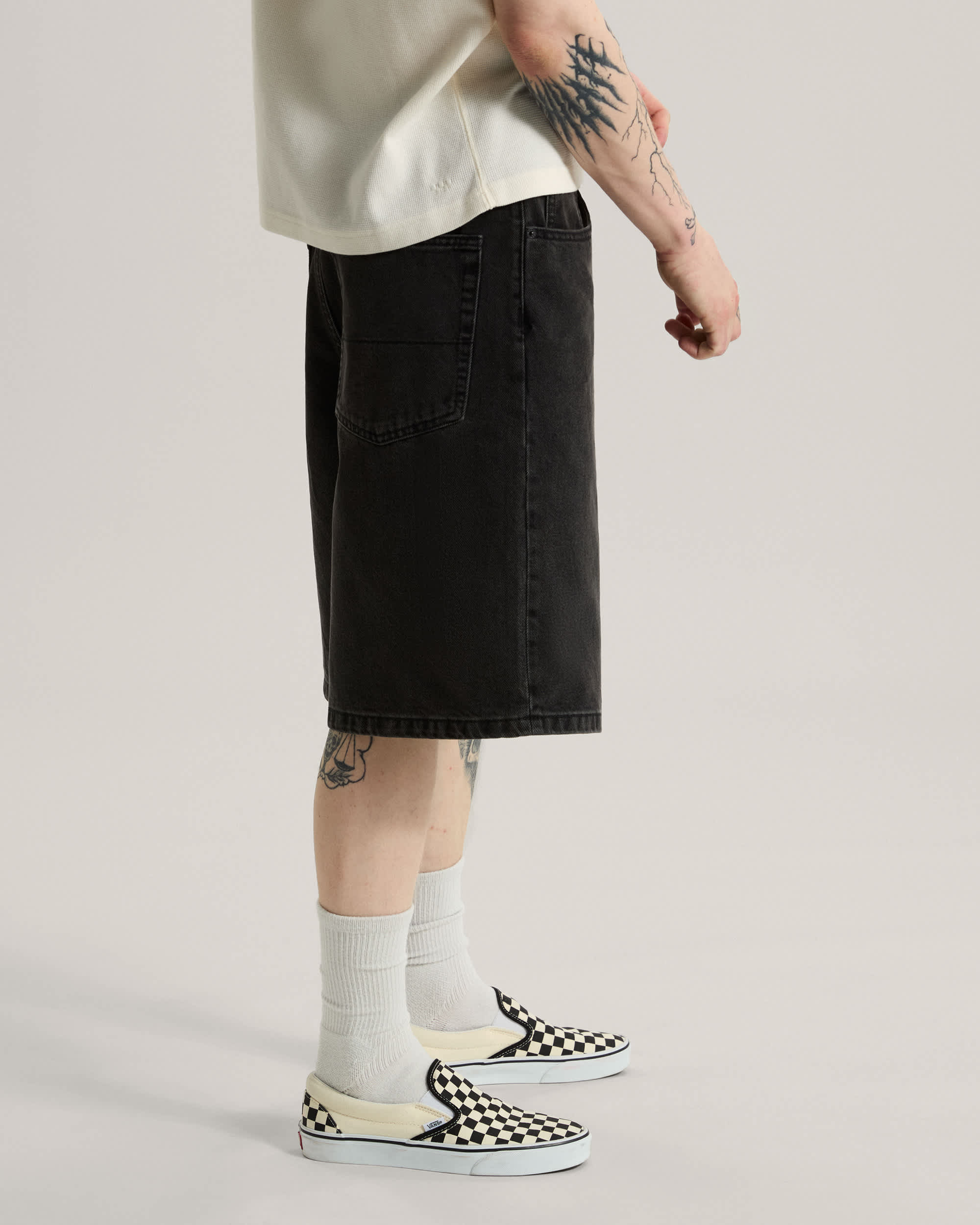 Short en jean Check5 Baggy VANS Noir ALT4