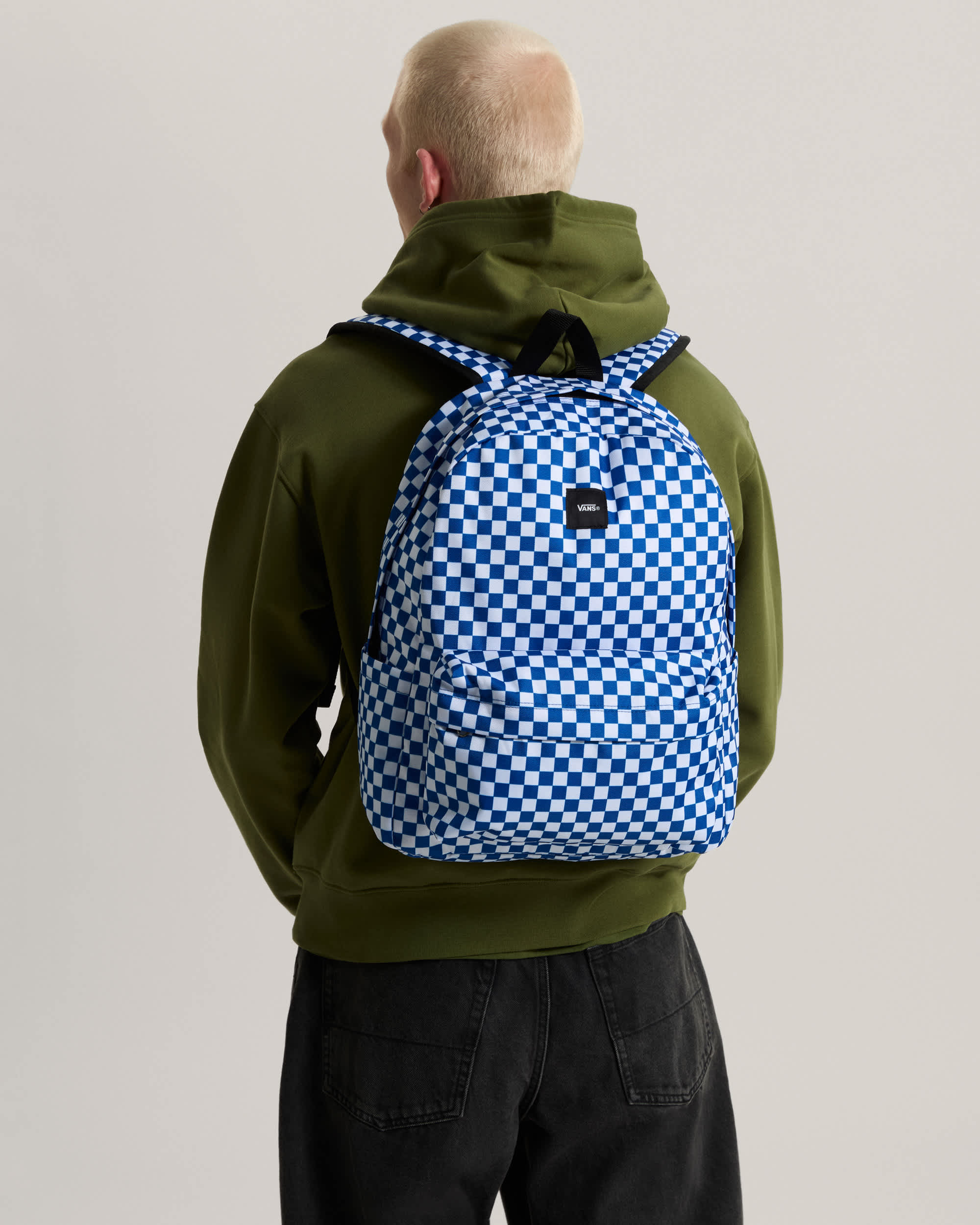 Old Skool Checkerboard Rucksack VANS Blau ALT7