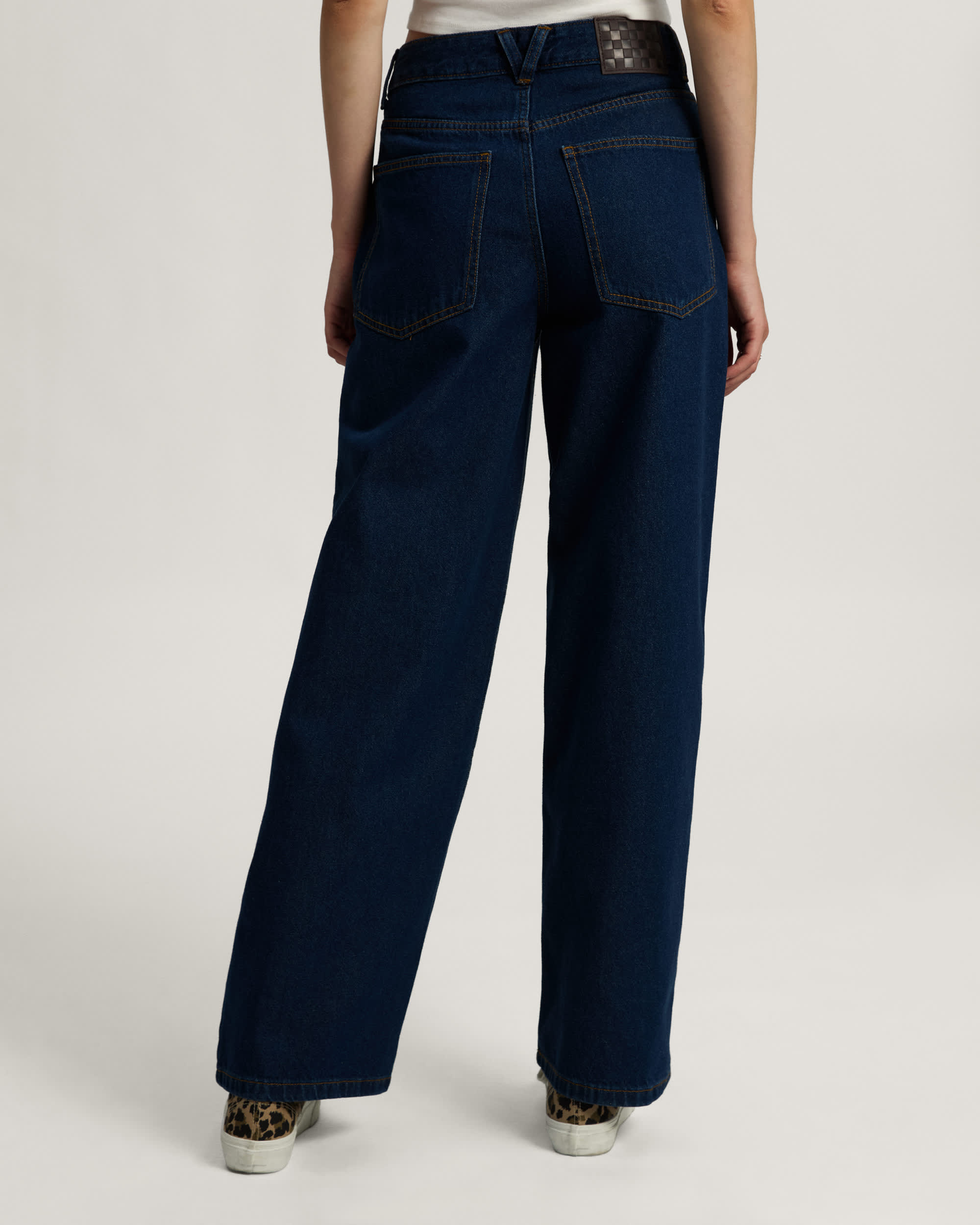 Pantalon  5 poches Sirelle Puddle VANS Bleu ALT3