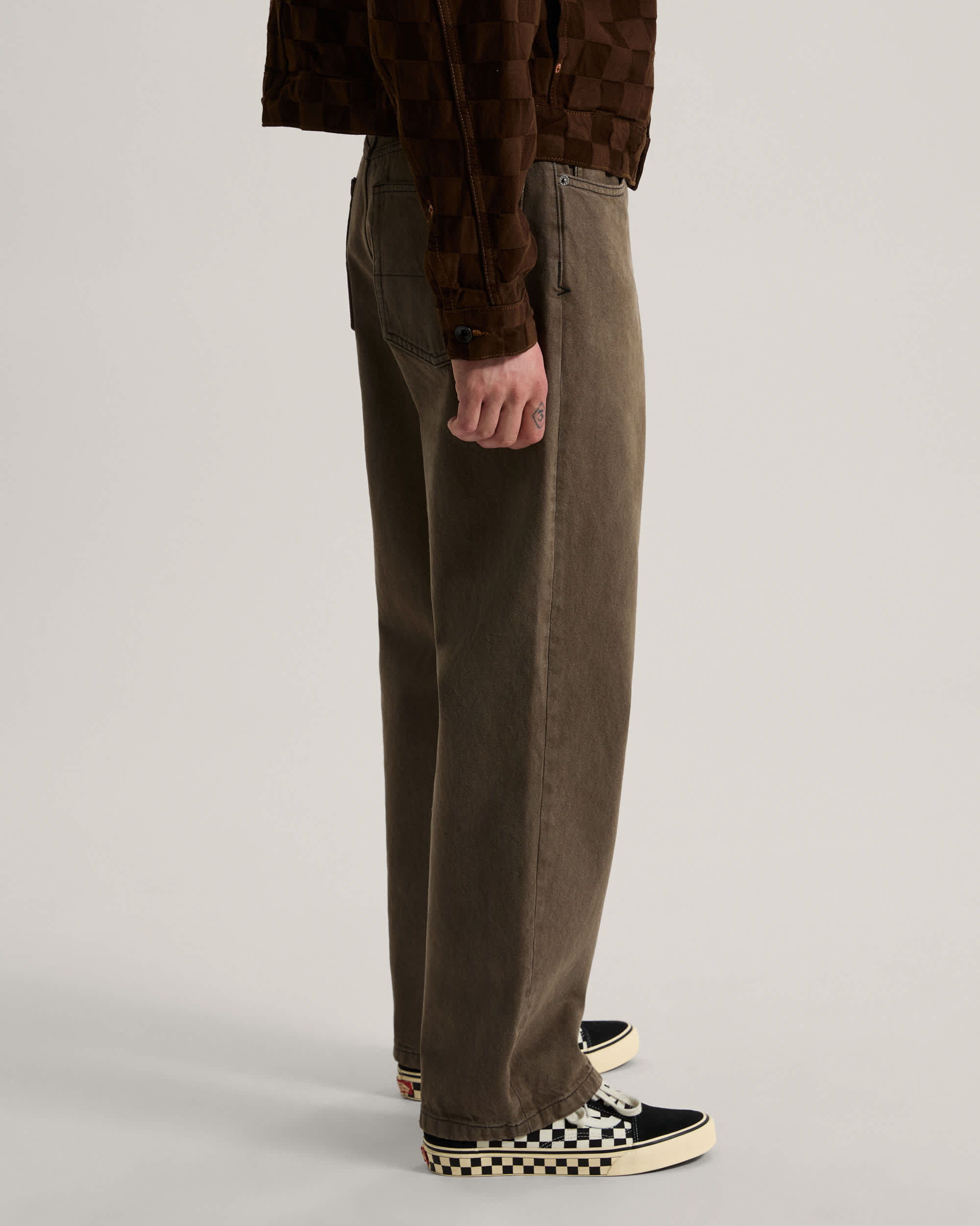 Pantalones vaqueros holgados Check5 VANS Marrn ALT4