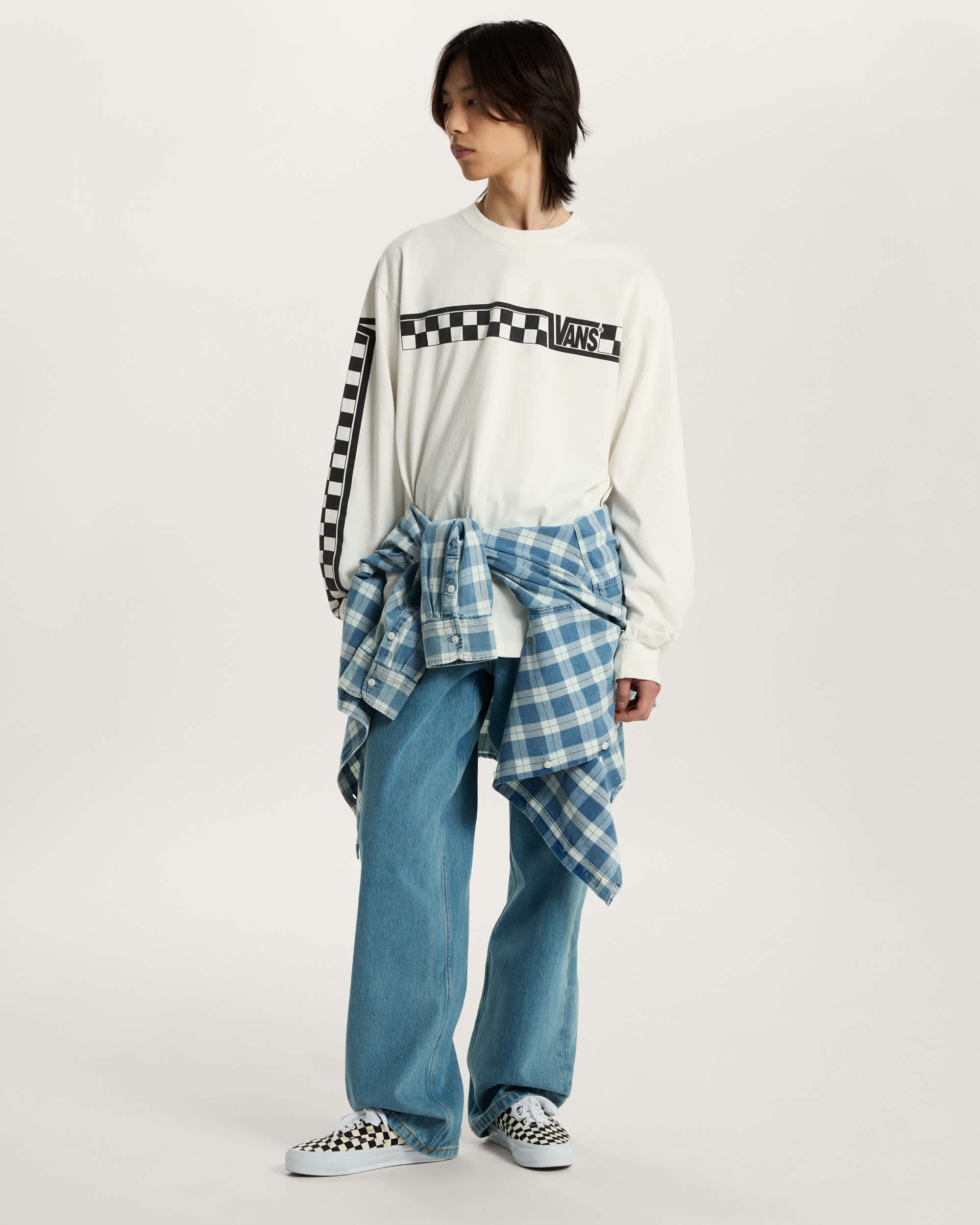 Pantalon en denim Check5 Loose VANS Bleu ALT5
