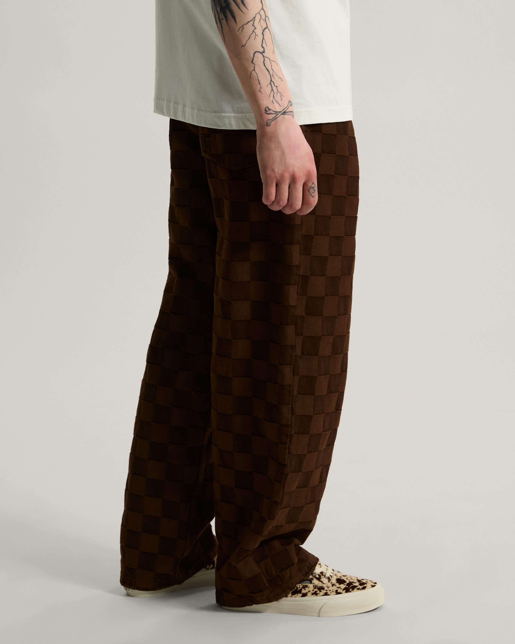 Check5 Baggy Spijkerbroek VANS Bruin ALT4