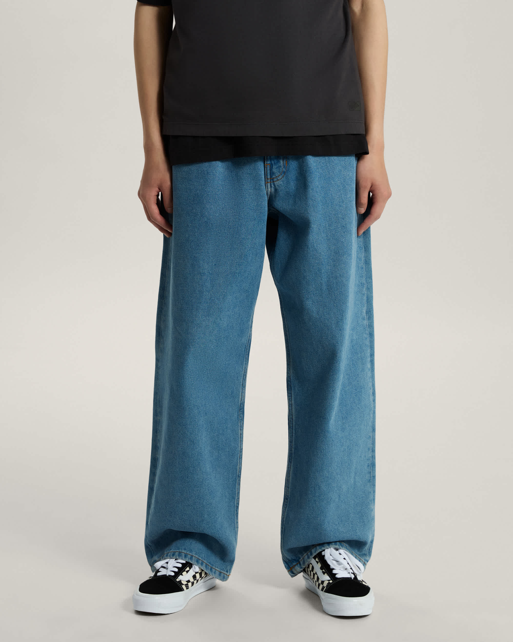 Pantalon en denim baggy Check5 VANS Bleu ALT2