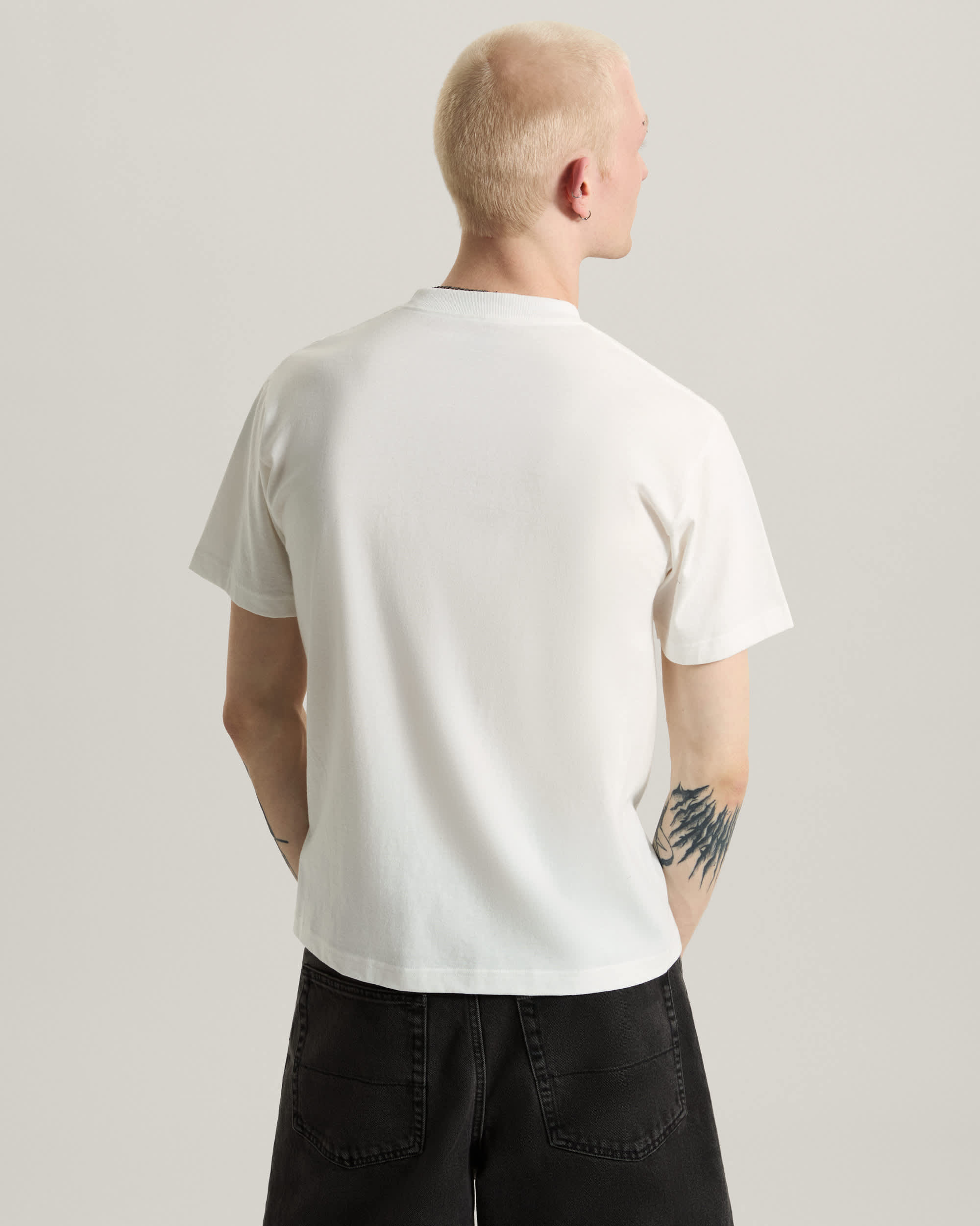 Tshirt Stretch Logo VANS Blanc ALT3