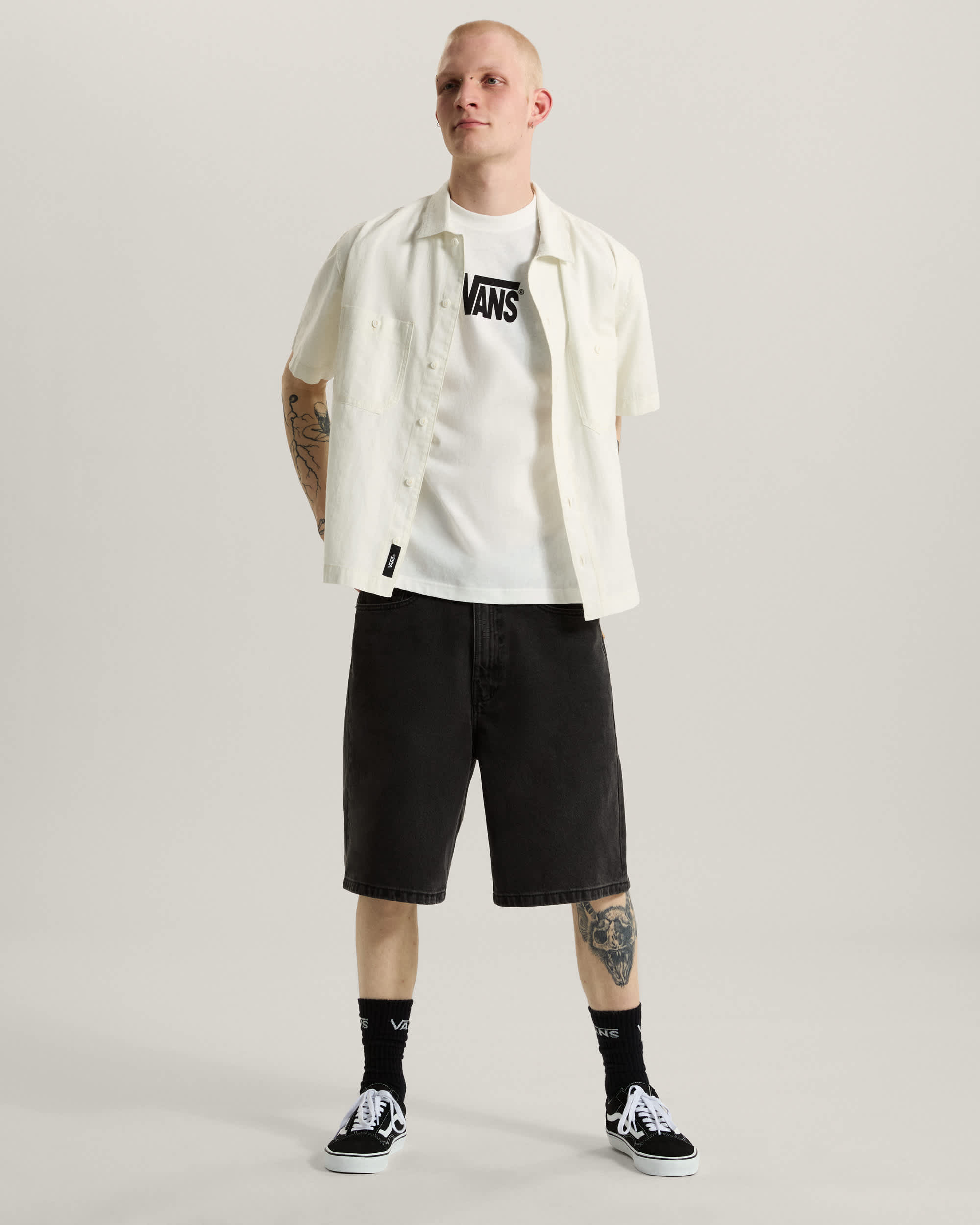 Tshirt Stretch Logo VANS Blanc ALT4