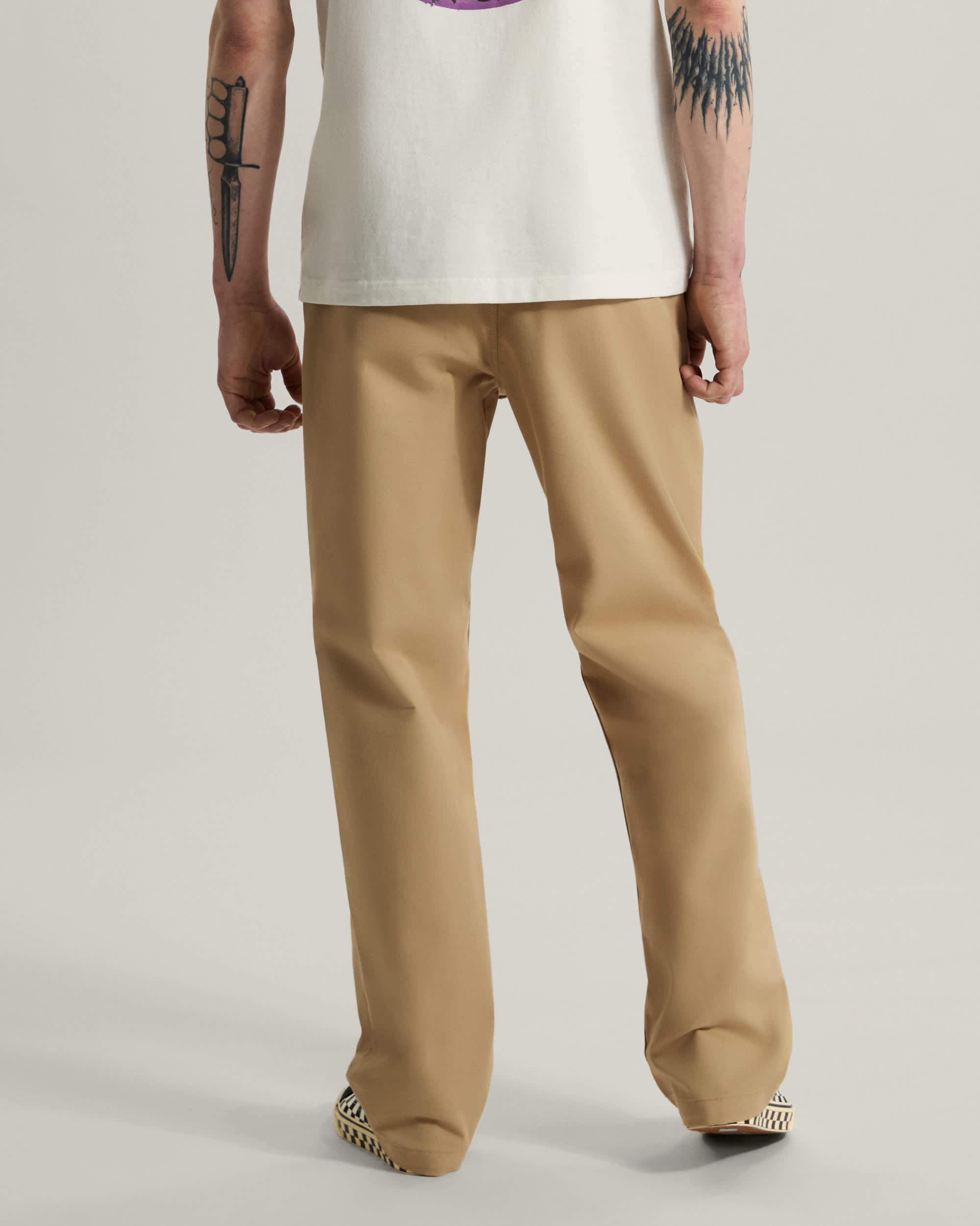 Pantalon droit Chino Authentic VANS Beige ALT3
