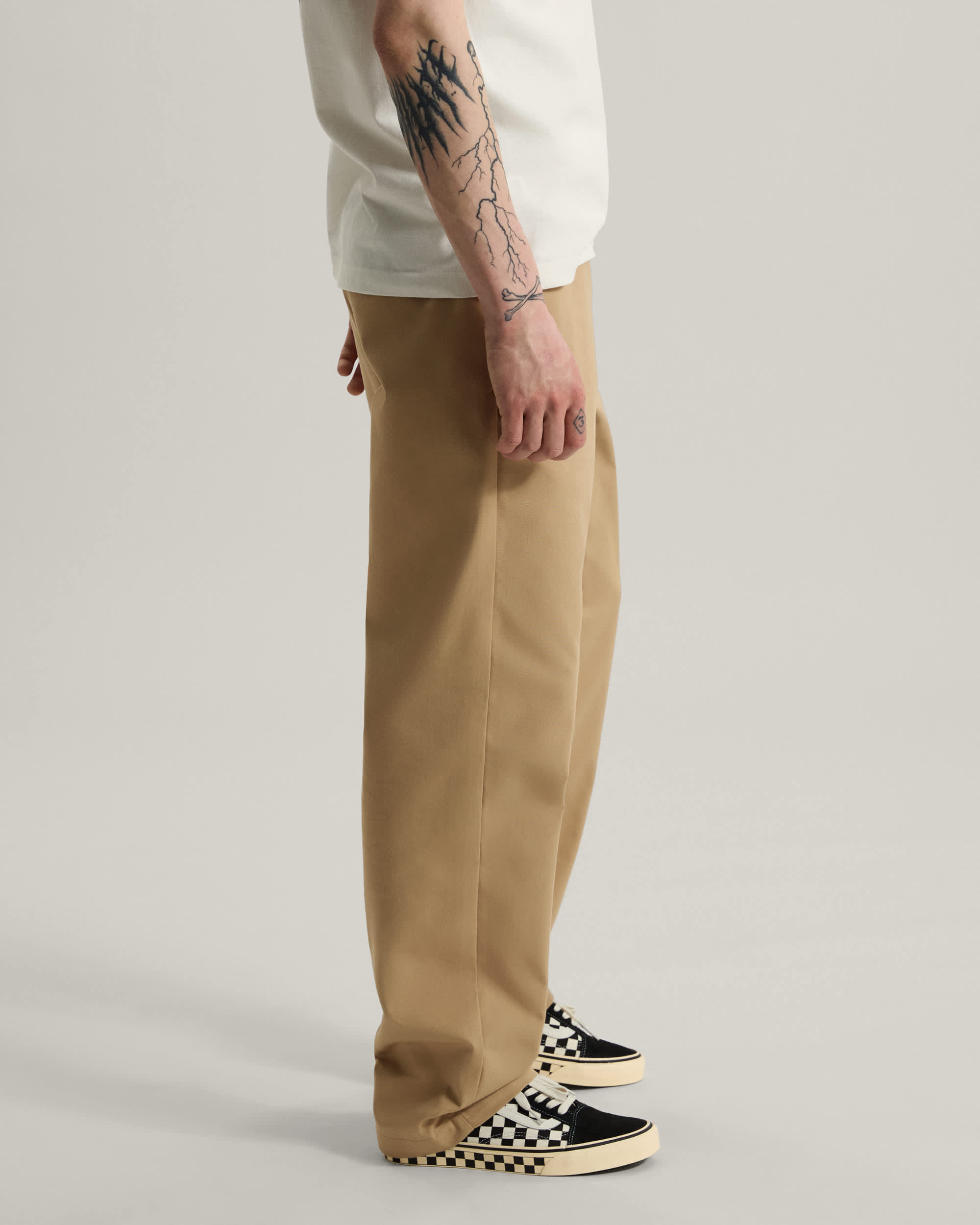 Pantalon droit Chino Authentic VANS Beige ALT4