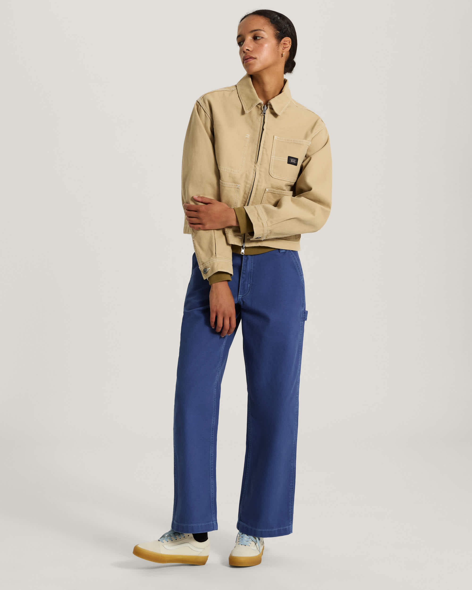 Veste de travail Emily Boxy VANS Beige ALT5