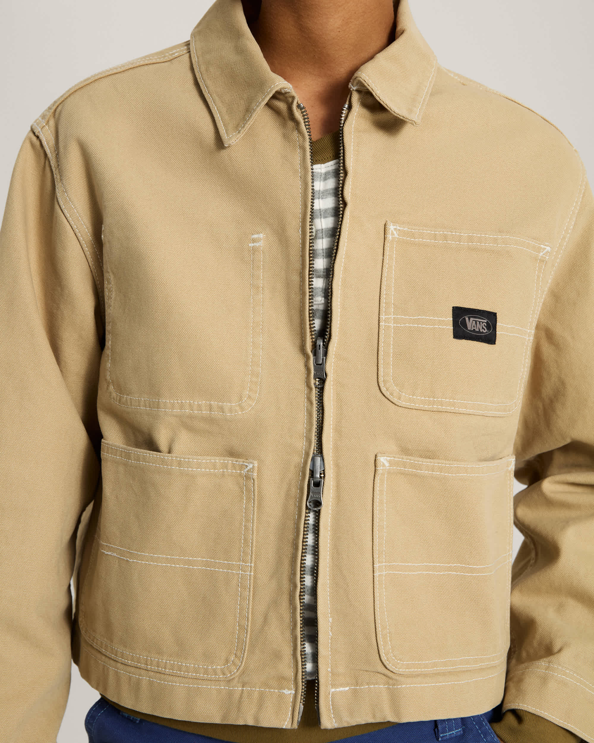 Veste de travail Emily Boxy VANS Beige ALT6