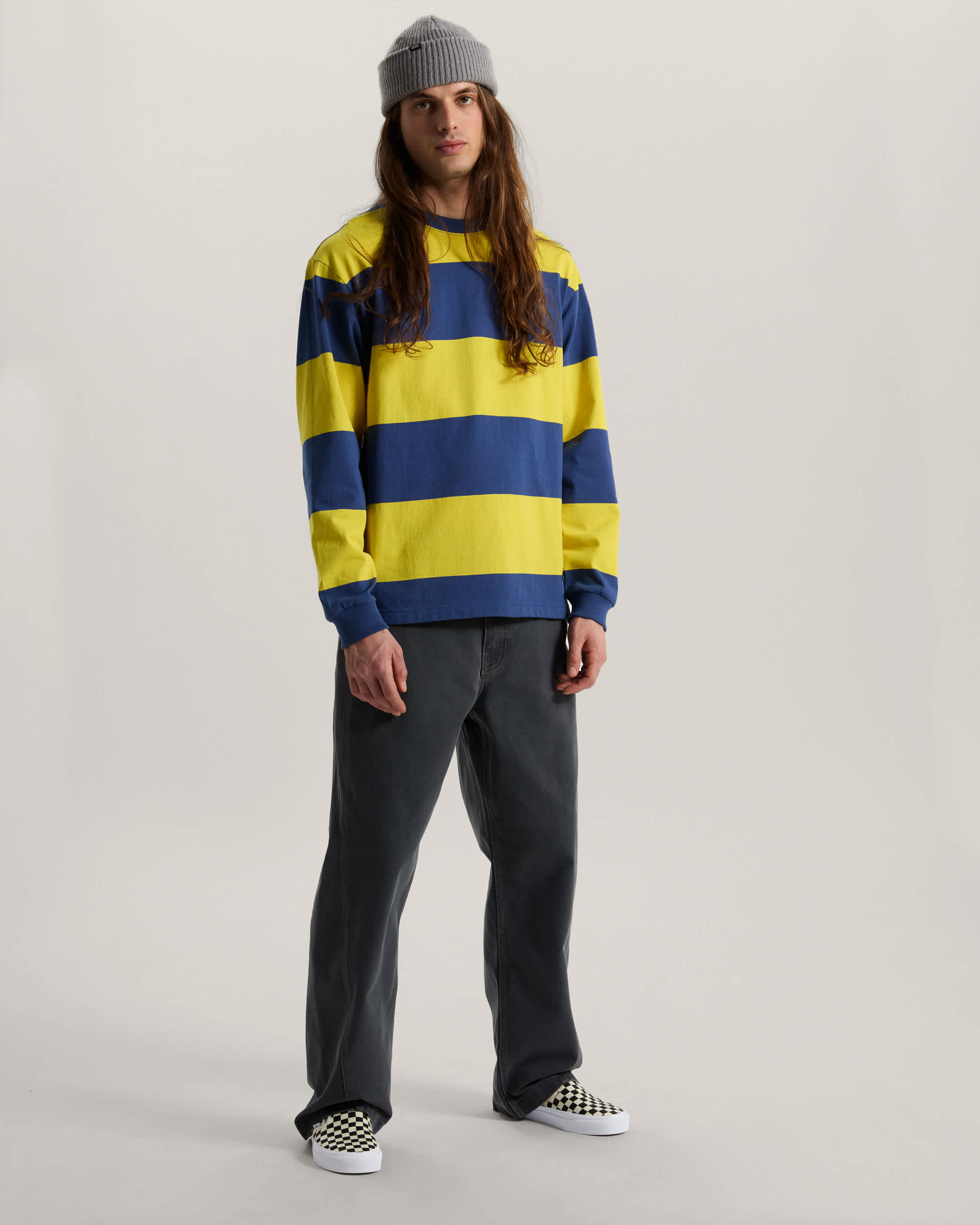 Rugby Stripe Langarmhemd VANS Gelb ALT5