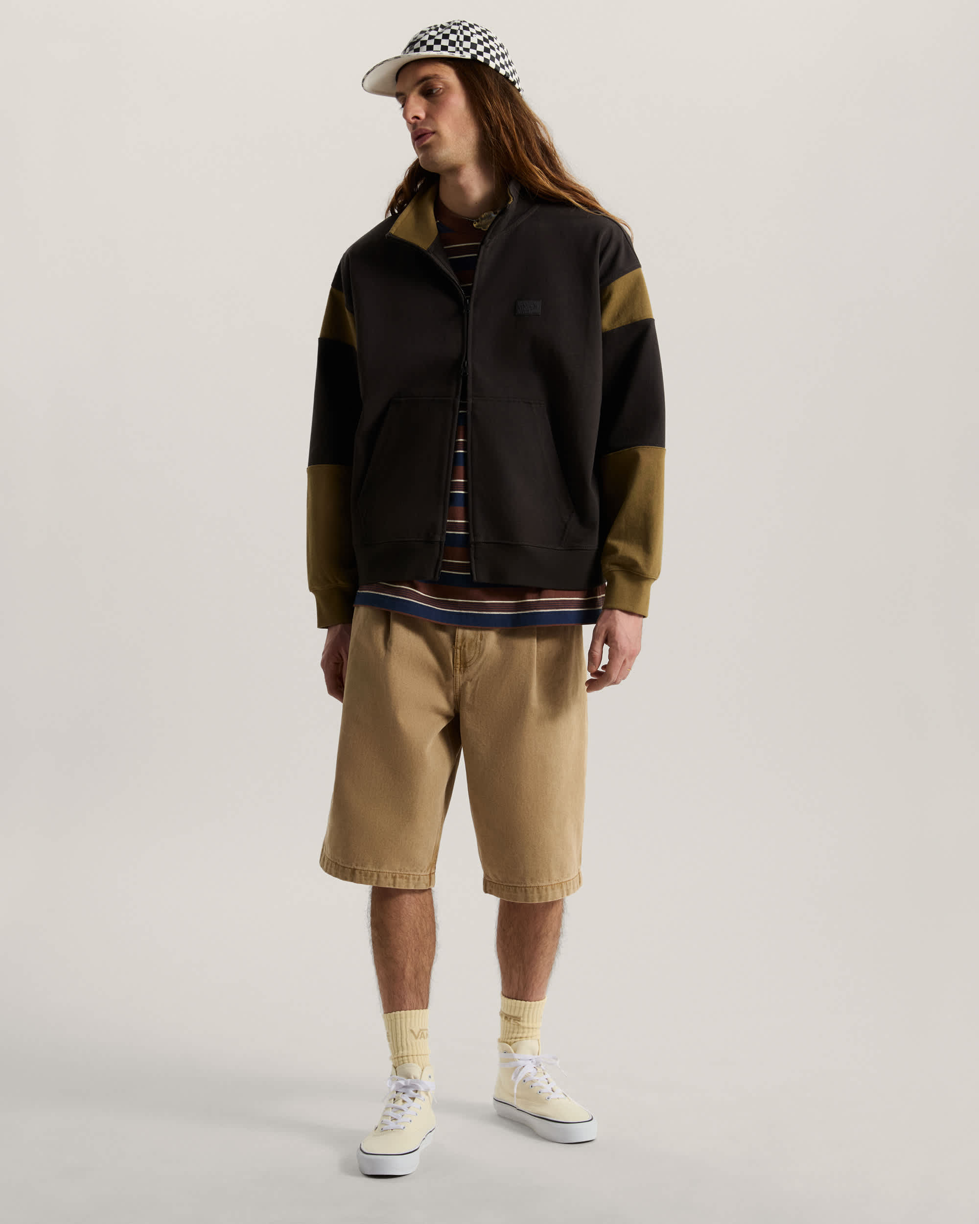Giacca con collo a lupetto e zip intera Retro Sport VANS Nero ALT5