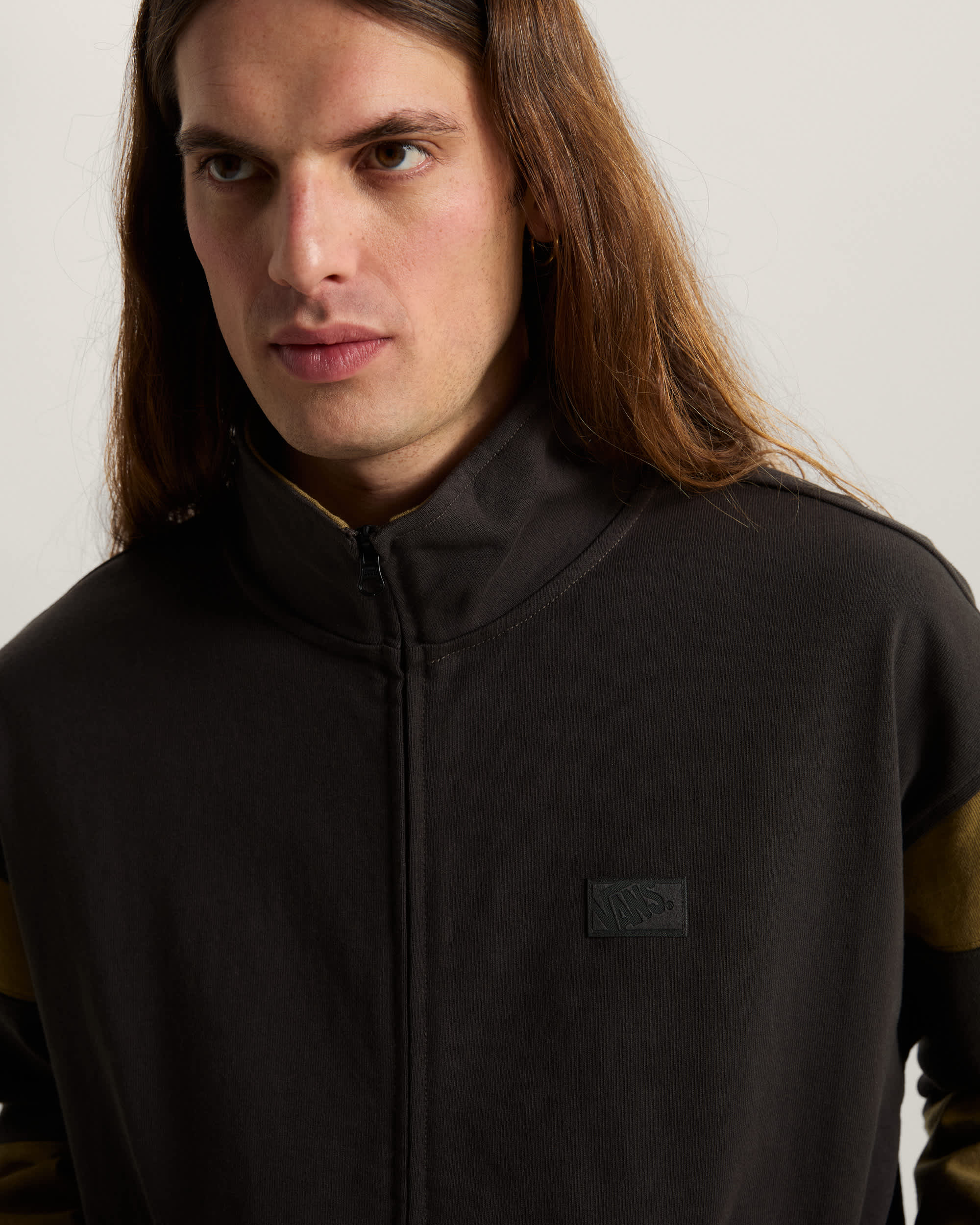 Giacca con collo a lupetto e zip intera Retro Sport VANS Nero ALT6