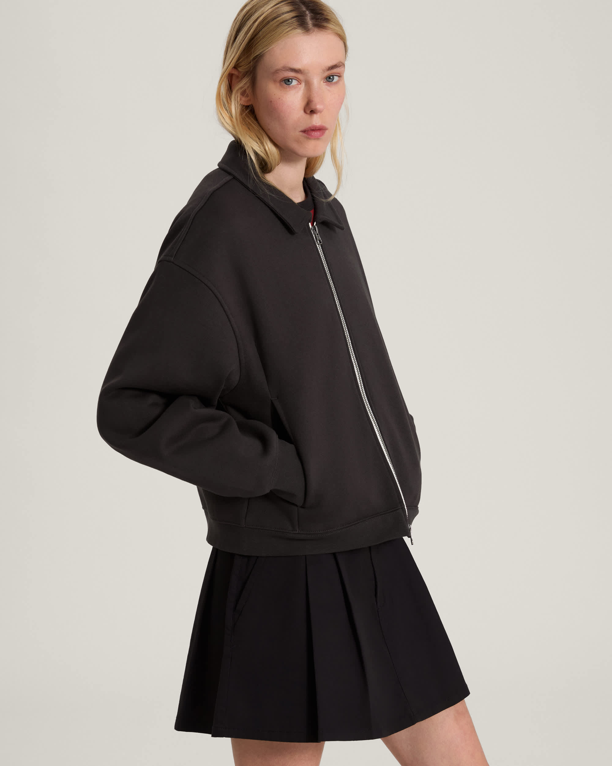 Alanna Fleece Jacket Faded Black VANS Noir ALT2