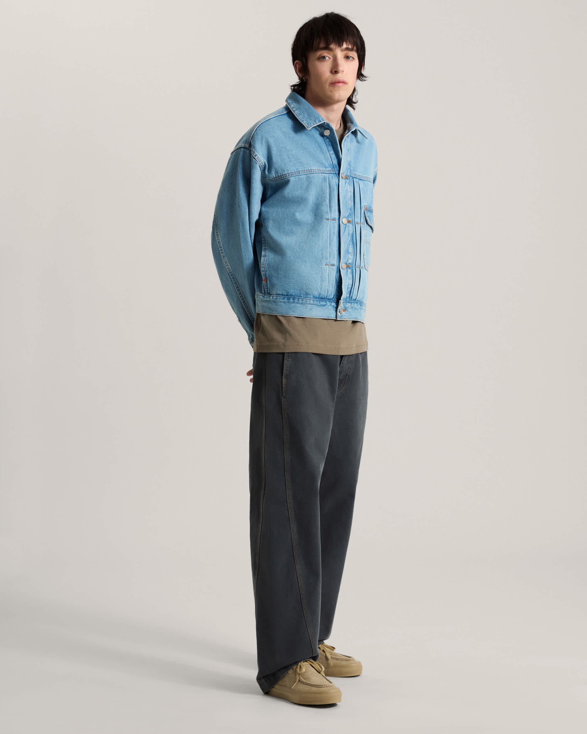 Giacca trucker in denim Check5 VANS Blu ALT5